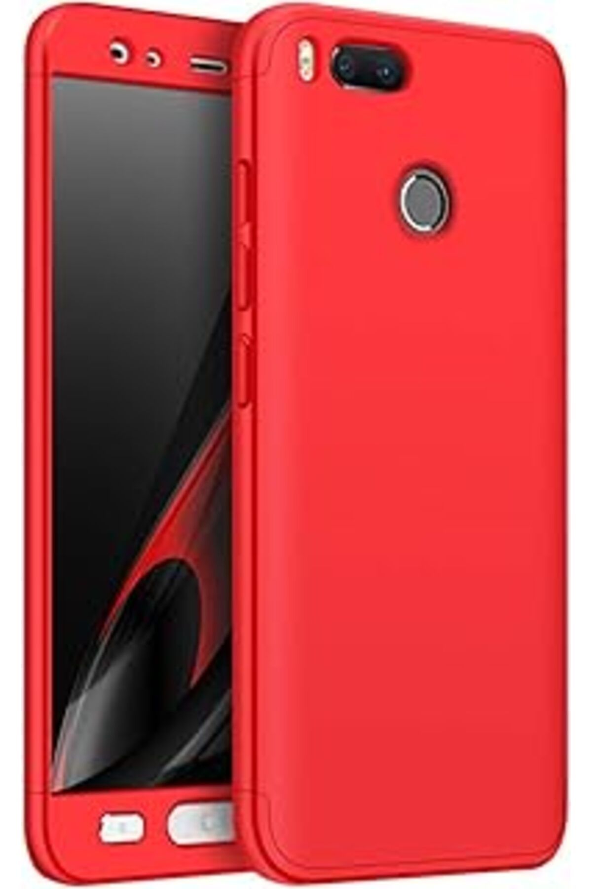 Pazarcan Microsonic Xiaomi Mi 5x Için Kılıf Double Dip 360 Protective Kırmızı [mi 5x Ile Uyumlu Kılıf - Kırm