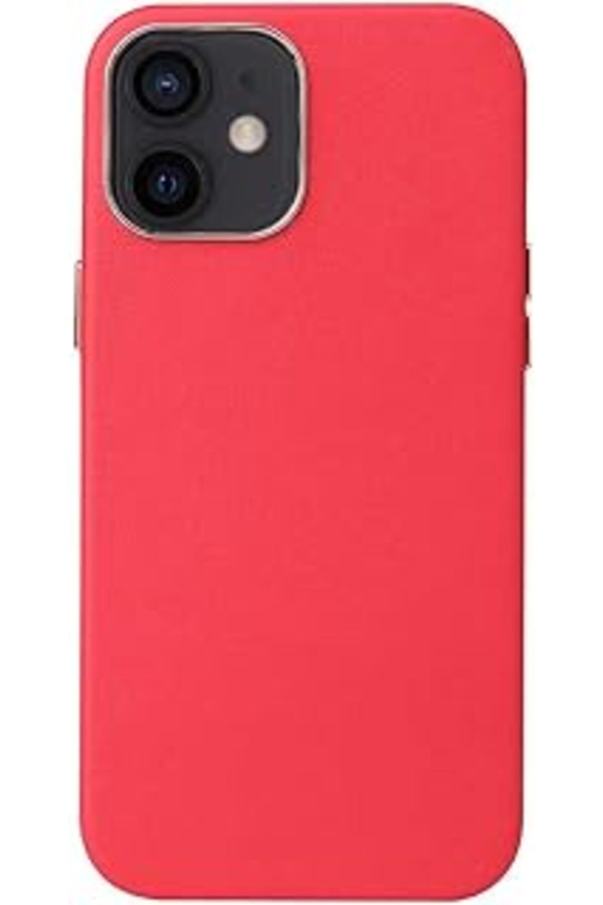Karachil Zore Apple İle Uyumlu Iphone 12 Mini Kılıf Eyzi Kapak, Kırmızı