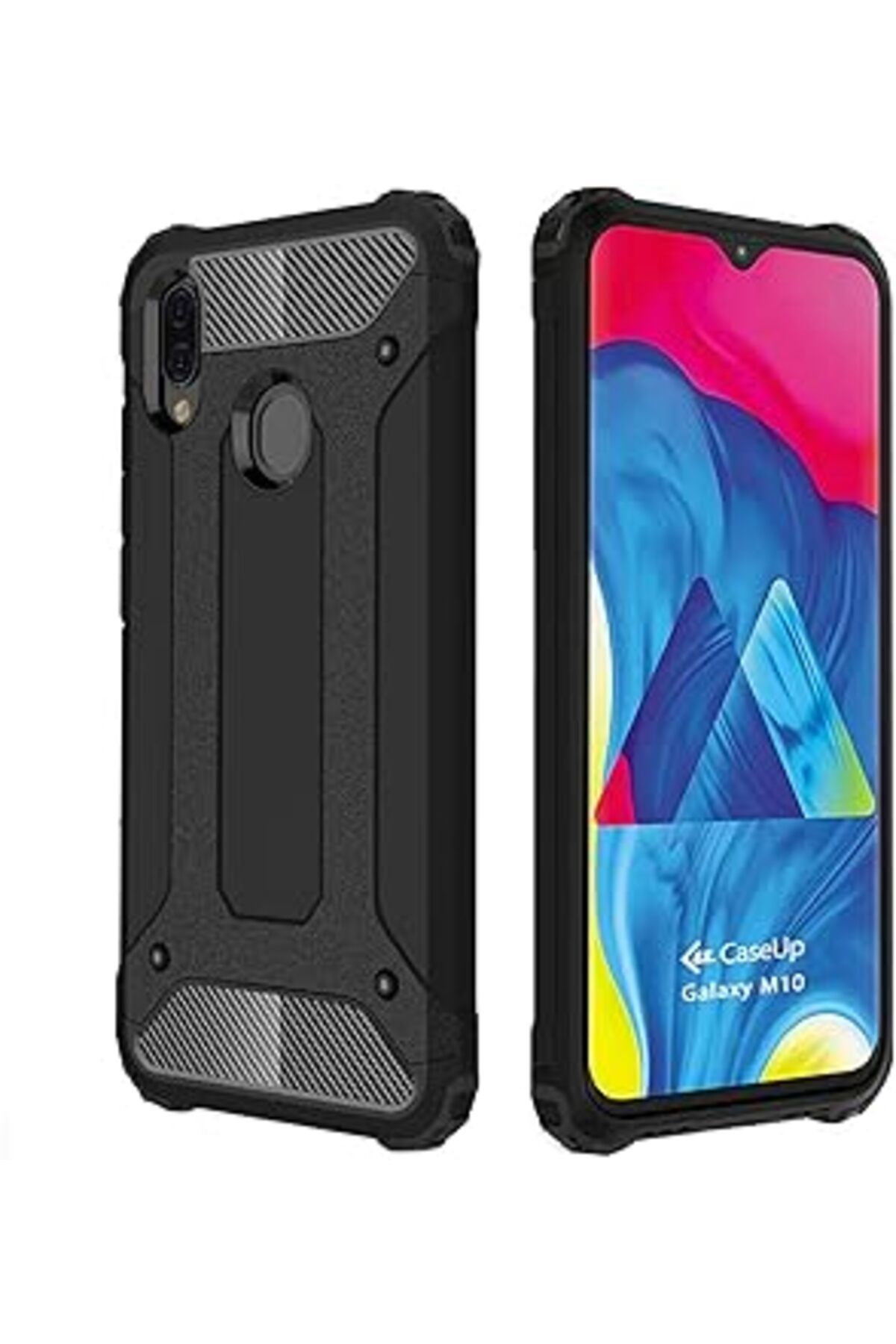 Pazarcan Caseup Samsung Galaxy M10 Uyumlu Kılıf, Caseup Tank Siyah