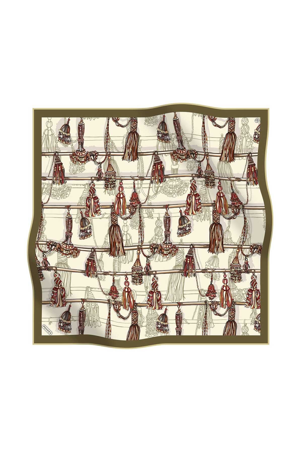 Poanes Poane İpek Twill Eşarp