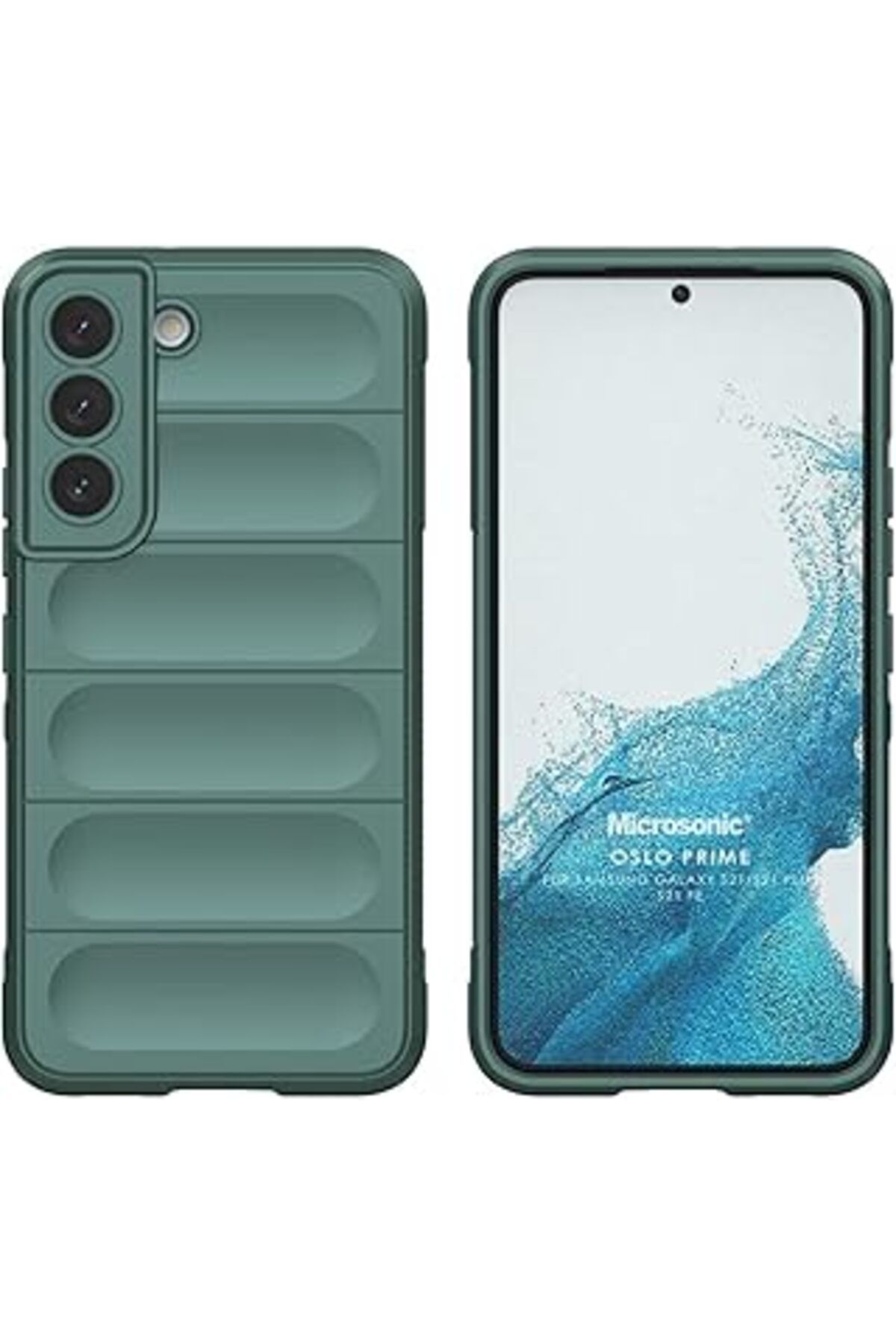 Pazarcan Microsonic Galaxy S22 Plus Kılıf Oslo Prime Yeşil [Galaxy S22 Plus Ile Uyumlu Kılıf - Yeşil]