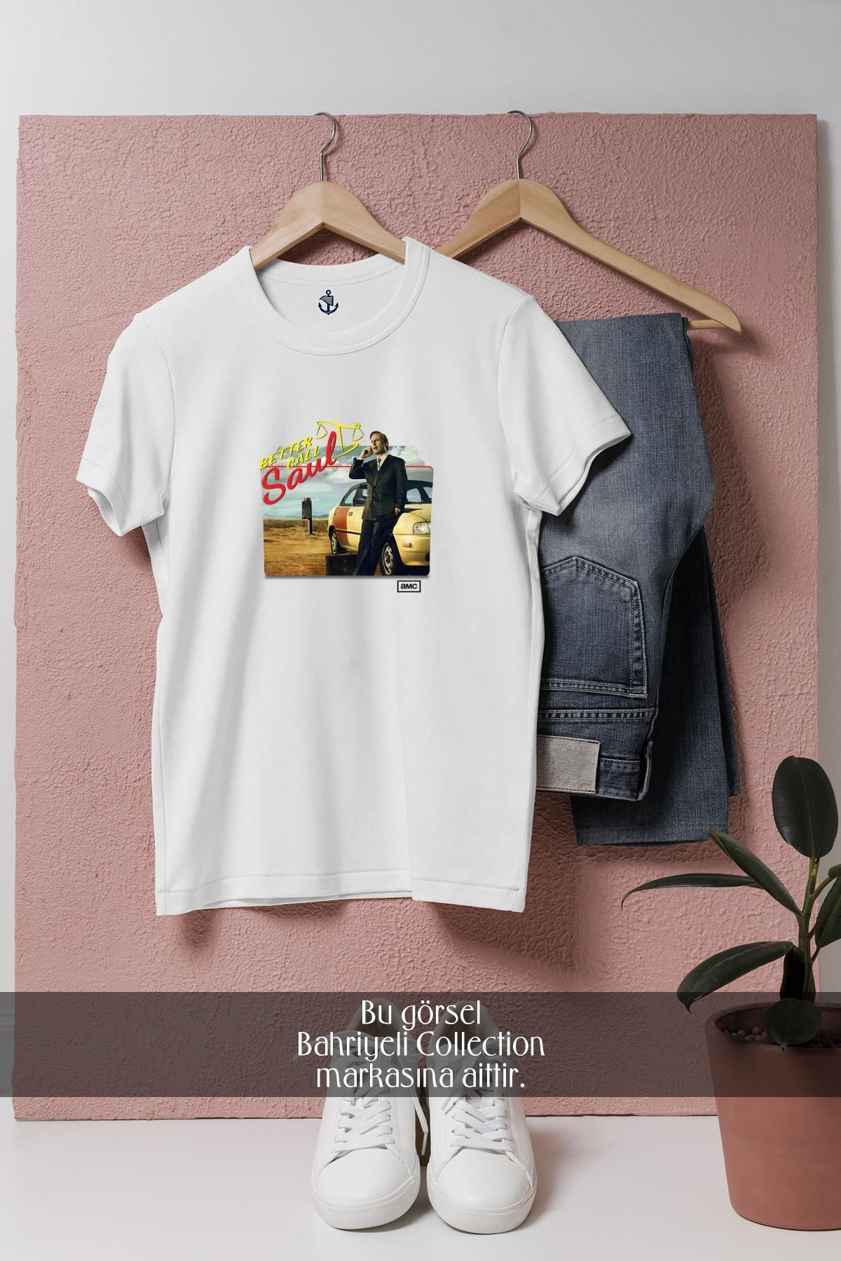Bahriyeli Collection Oversize Better Call Saul Tasarımlı Unisex T-Shirt