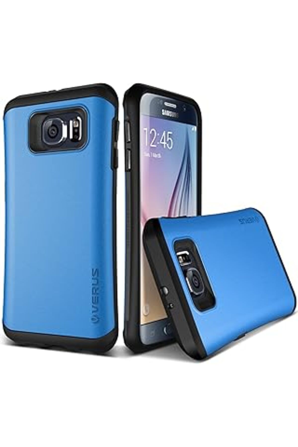 Pazarcan Vrs Design Vrshds6 Galaxy S6 Hard Drop Kılıf, Arka Kapak, Mavi