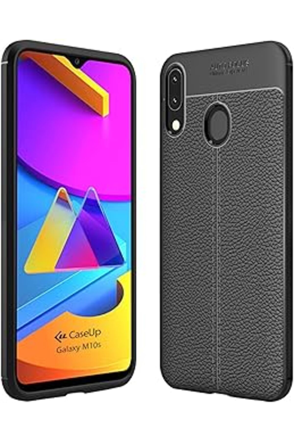 Pazarcan Caseup Galaxy M10S Uyumlu Kılıf, Caseup Niss Silikon Siyah