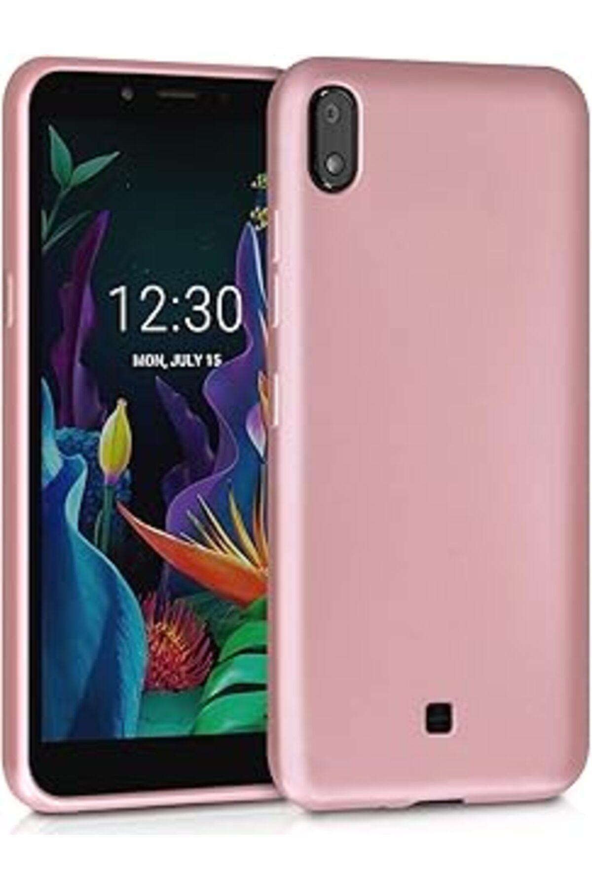 Pazarcan Microsonic Matte Silicone Lg K20 2019 Için Kılıf Rose Gold [K20 2019 Ile Uyumlu Kılıf - Rose Gold]