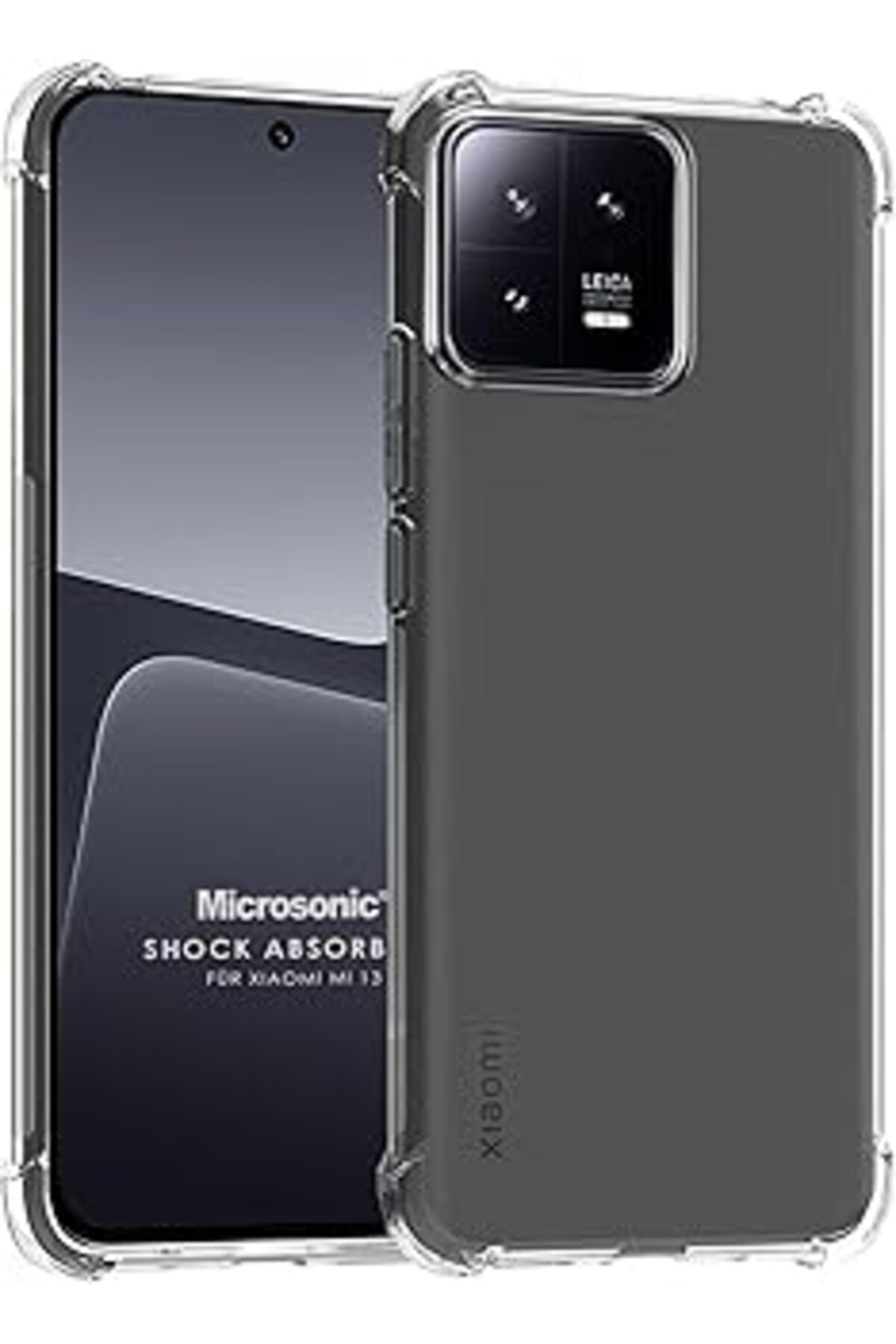 Pazarcan Microsonic Mi 13 Pro Kılıf Shock Absorbing Şeffaf [Mi 13 Pro Ile Uyumlu Kılıf - Şeffaf]