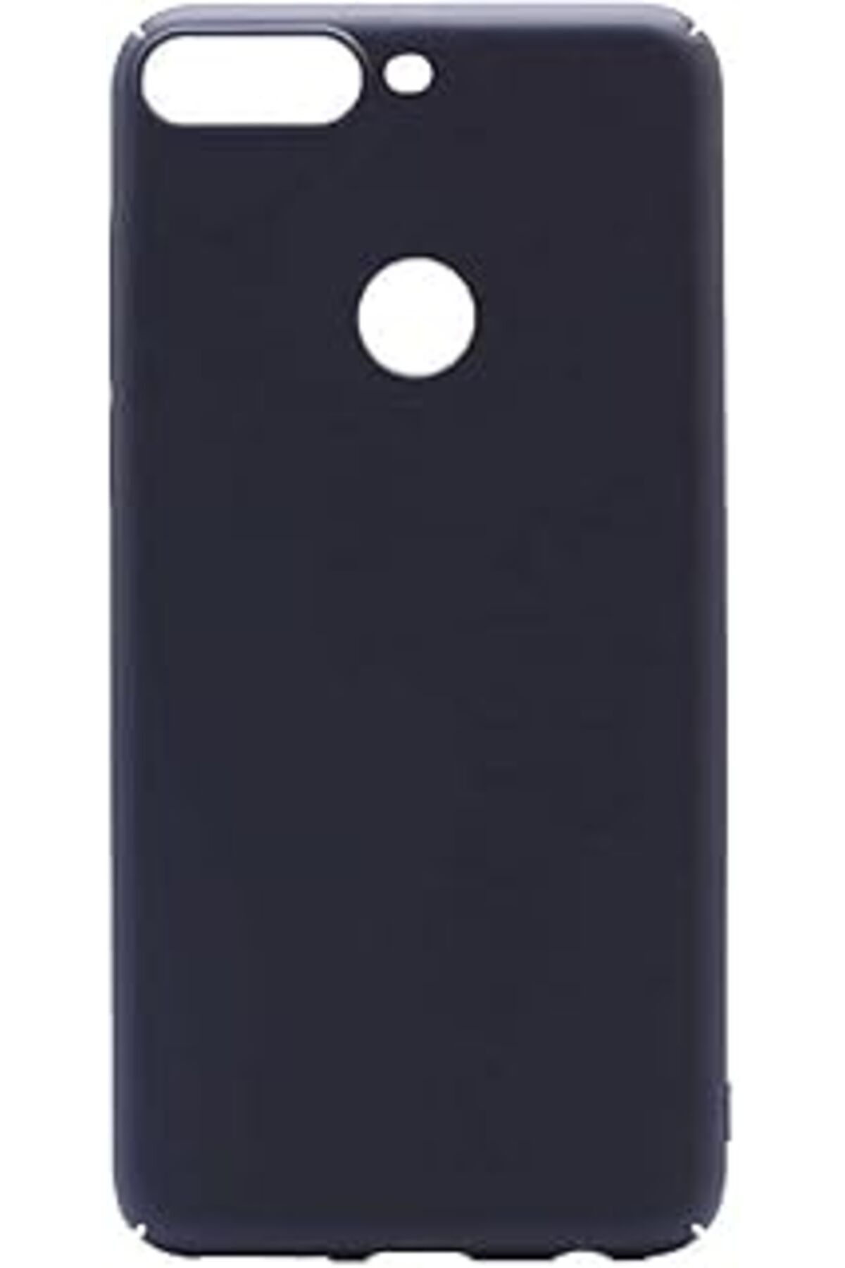 Pazarcan Zore 5356 Huawei Y7 2018 Ile Uyumlu Kılıf, 3A Rubber Kapak, Siyah