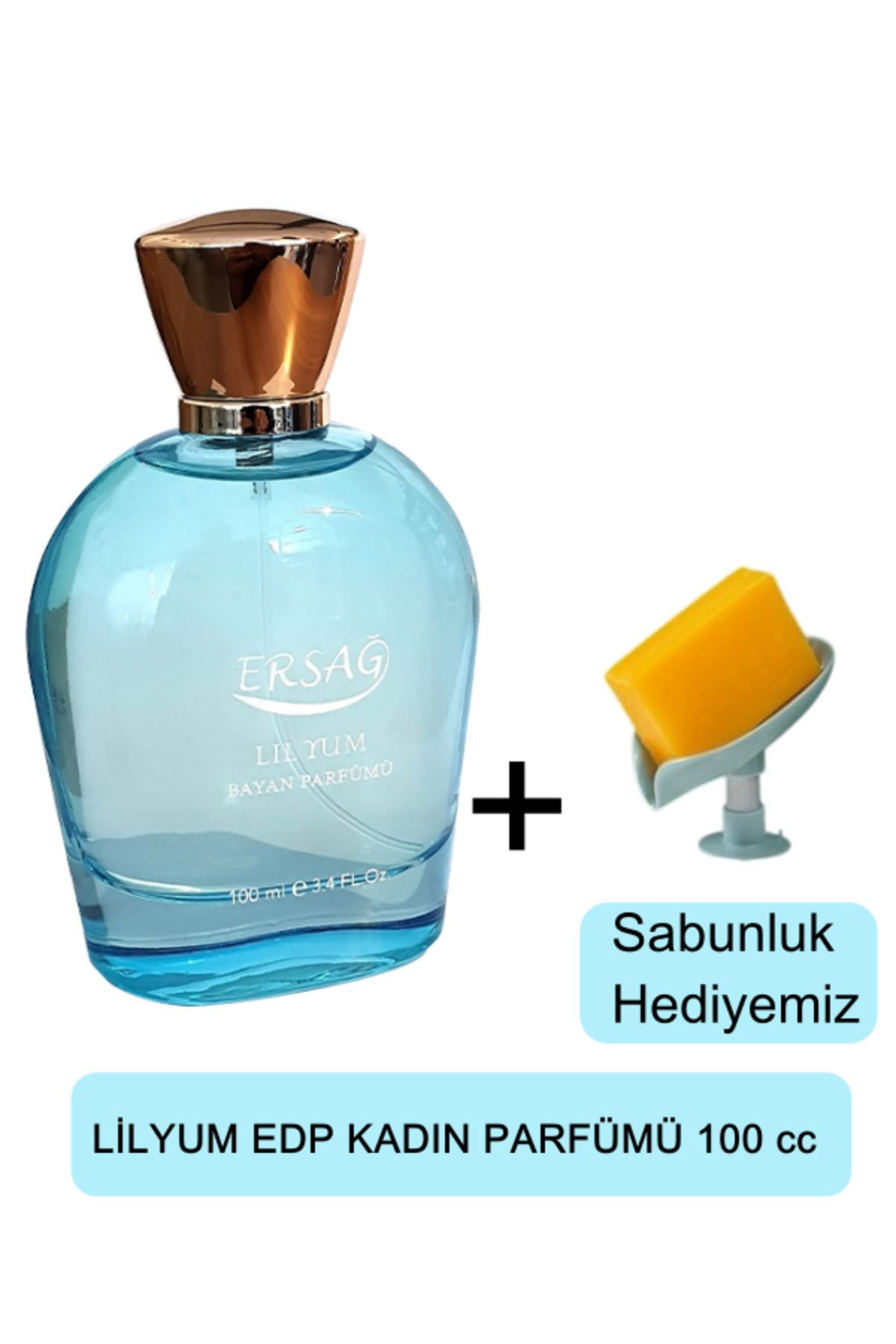Ersağ Lilyum Kadın Parfüm 100cc - Sabunluk Hediyemiz 5003-03