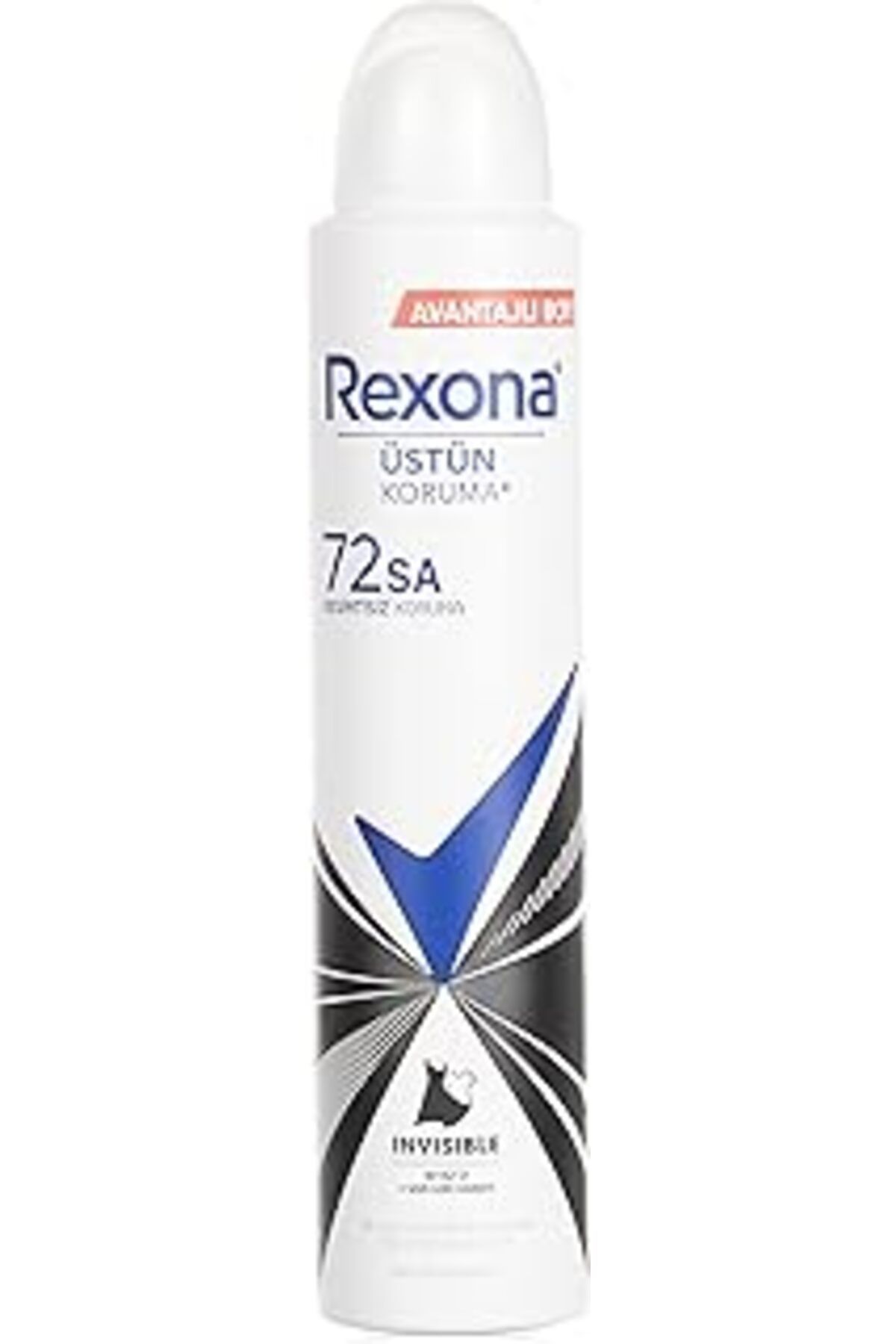 Karachil Rexona Kadın Sprey Deodorant Invisible Beyaz İz Sarı Leke Karşıtı 72 Saat Kesintisiz Üstün Koruma 2