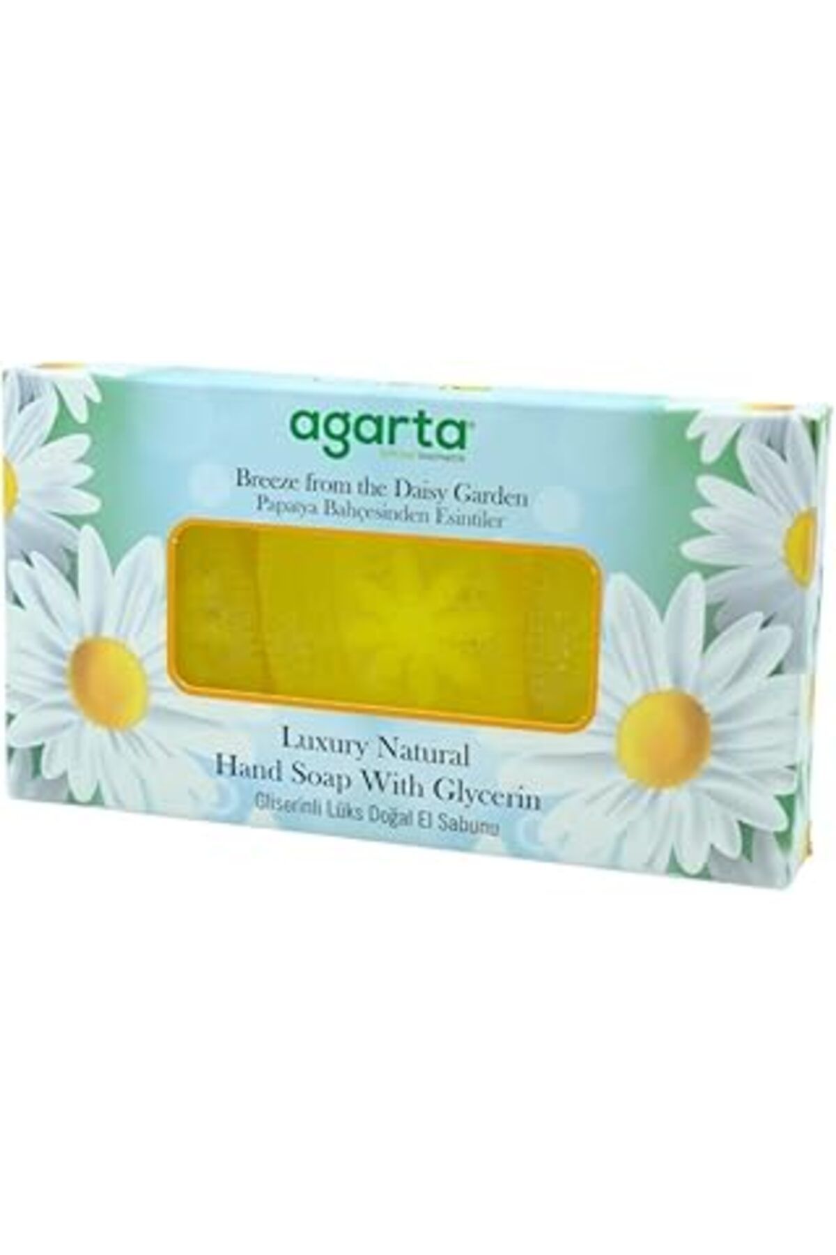 Mu Art Ahşap Agarta El Yapımı Doğal El Sabunu Papatya Bahçesi 3 * 100 G