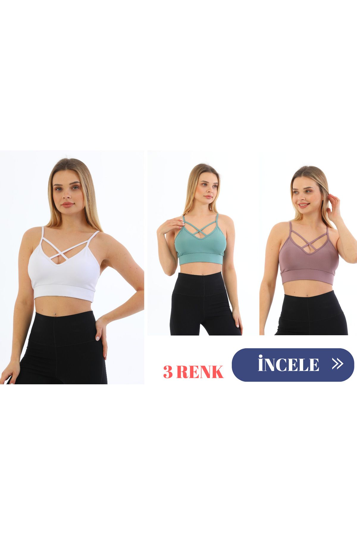 murays form angel 3 lü kadın askıları çapraz büstiyer