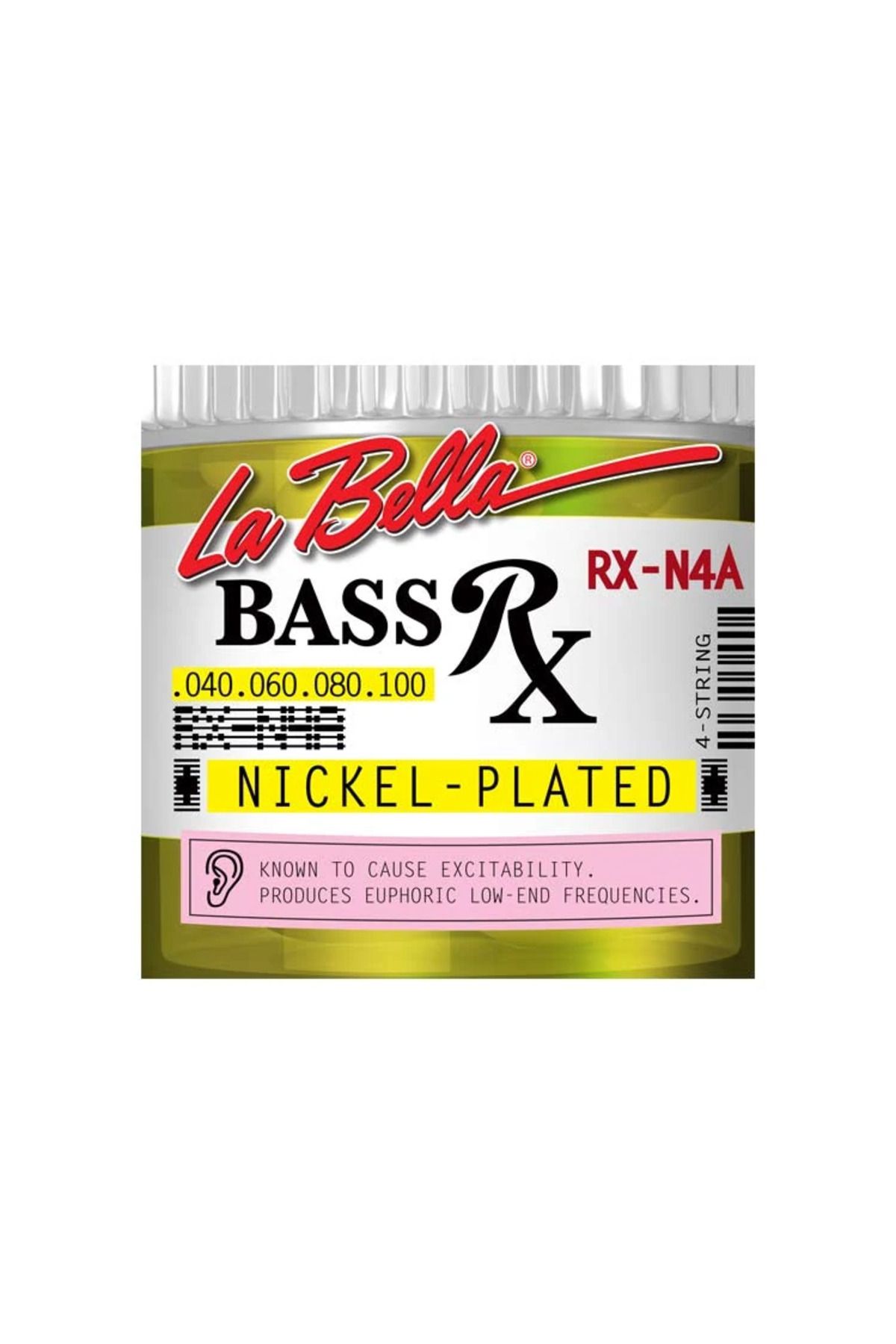 noip Gitar Aksesuar Bas Tel Labella 4 Telli LB-RX-N4A 0,40 (7474)