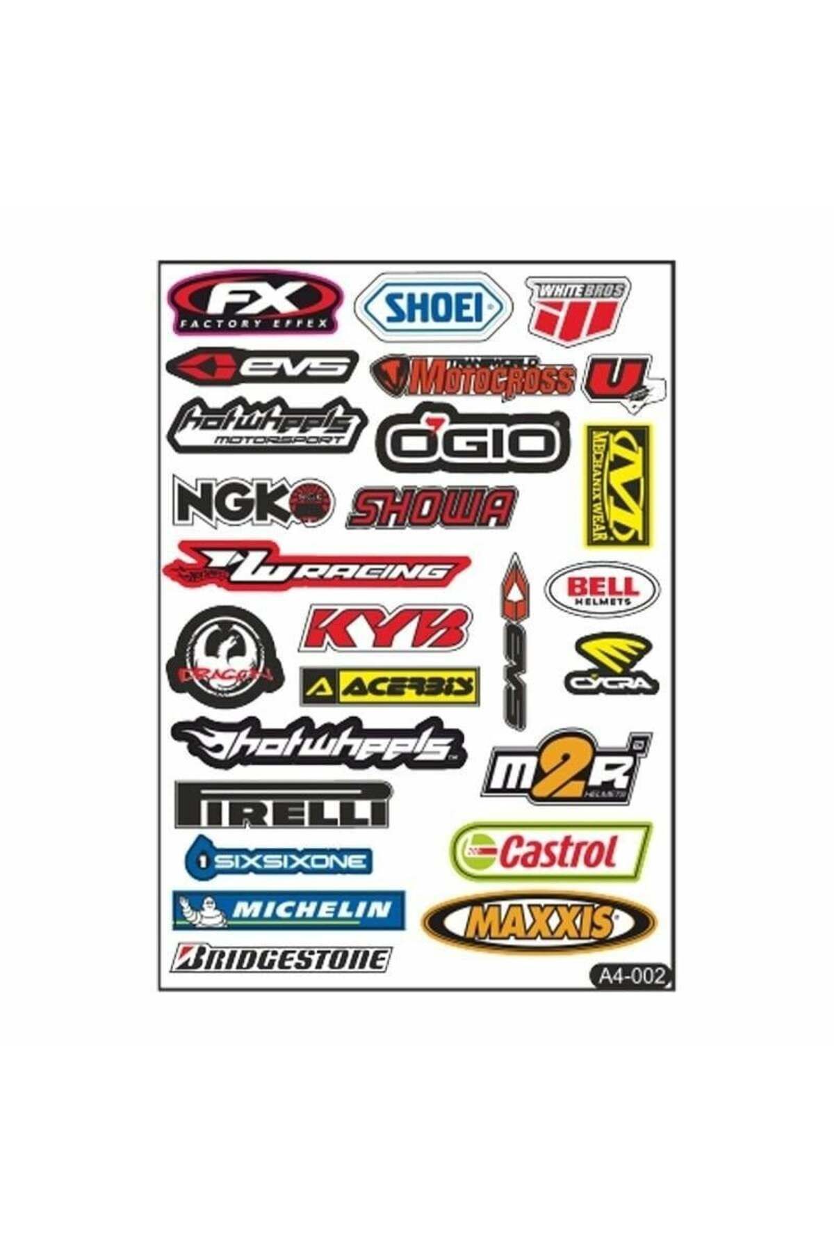 Gogo A4 Sticker Set Karışık 002