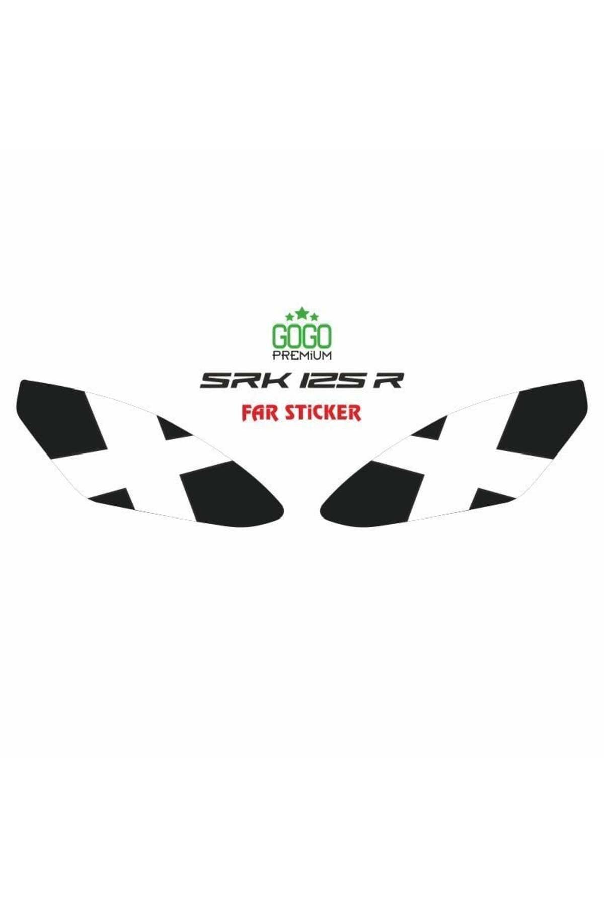Gogo Far Sticker Beyaz X Desen - RKS SRK 250 R (2023-2025)