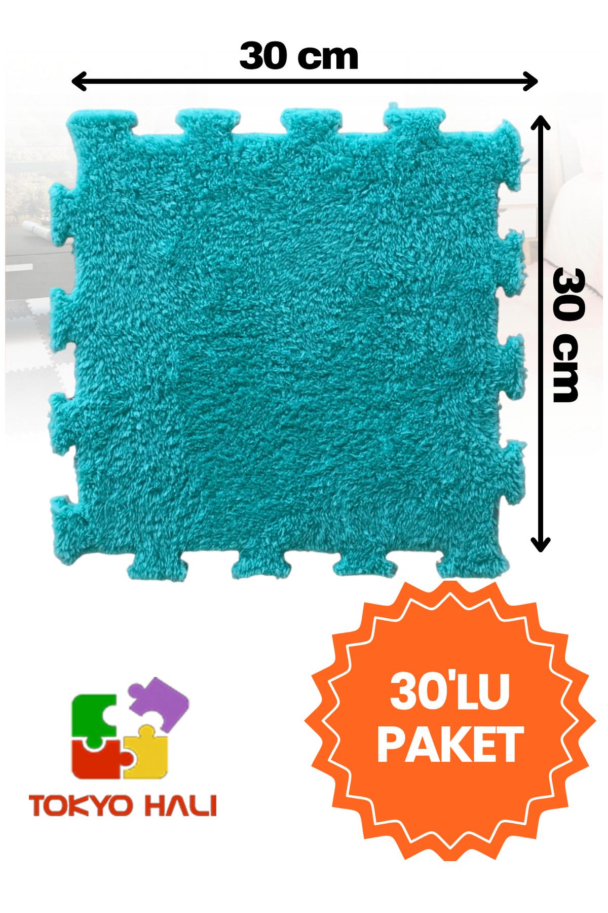 Tokyo Halı Puzzle Halı, Kendi Tasarımını Oluştur, Yapboz Halı, Peluş Halı