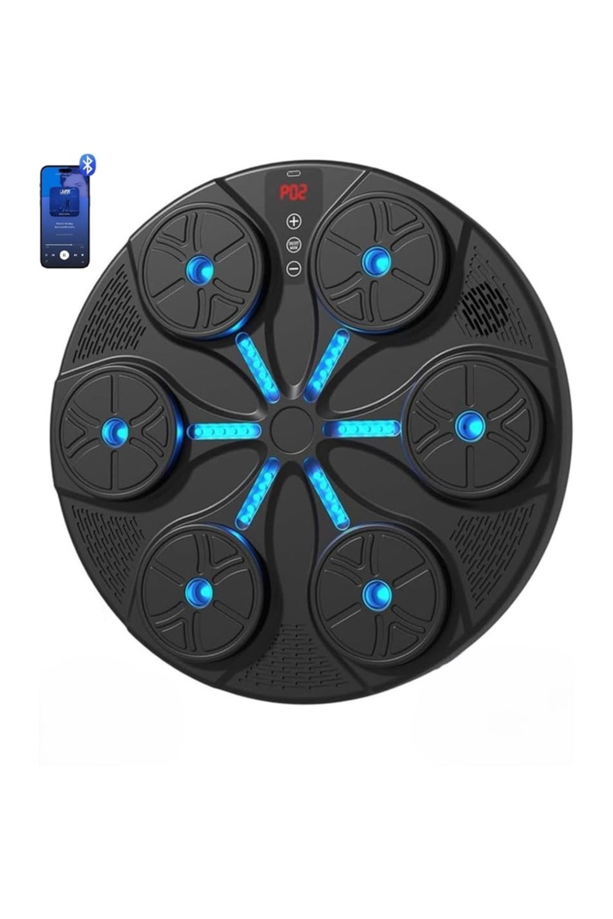 Generic-Interactive electronic boxing device with bluetooth, APF, musical, 2 gloves, LED light, 35x4.5 cm 7