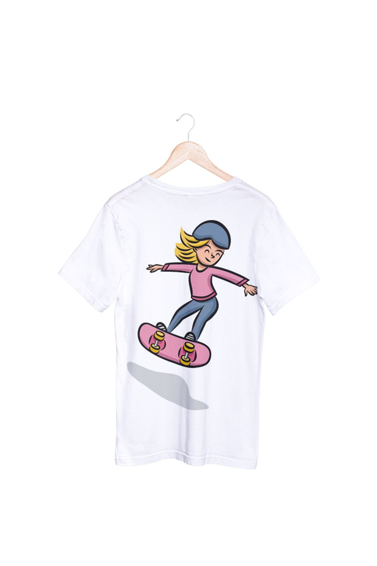 BERFA STORE Xtreme Kaykaycı Kız Tshirt