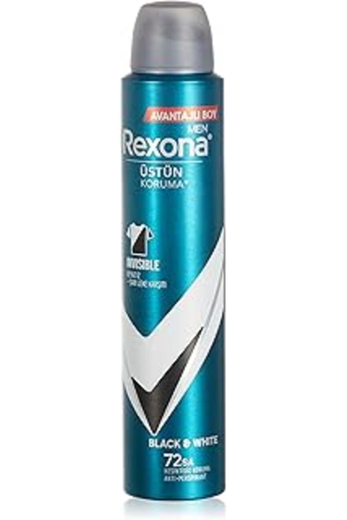Karachil Rexona Men Erkek Sprey Deodorant Invisible Black & White 72 Saat Kesintisiz Üstün Koruma 200 Ml