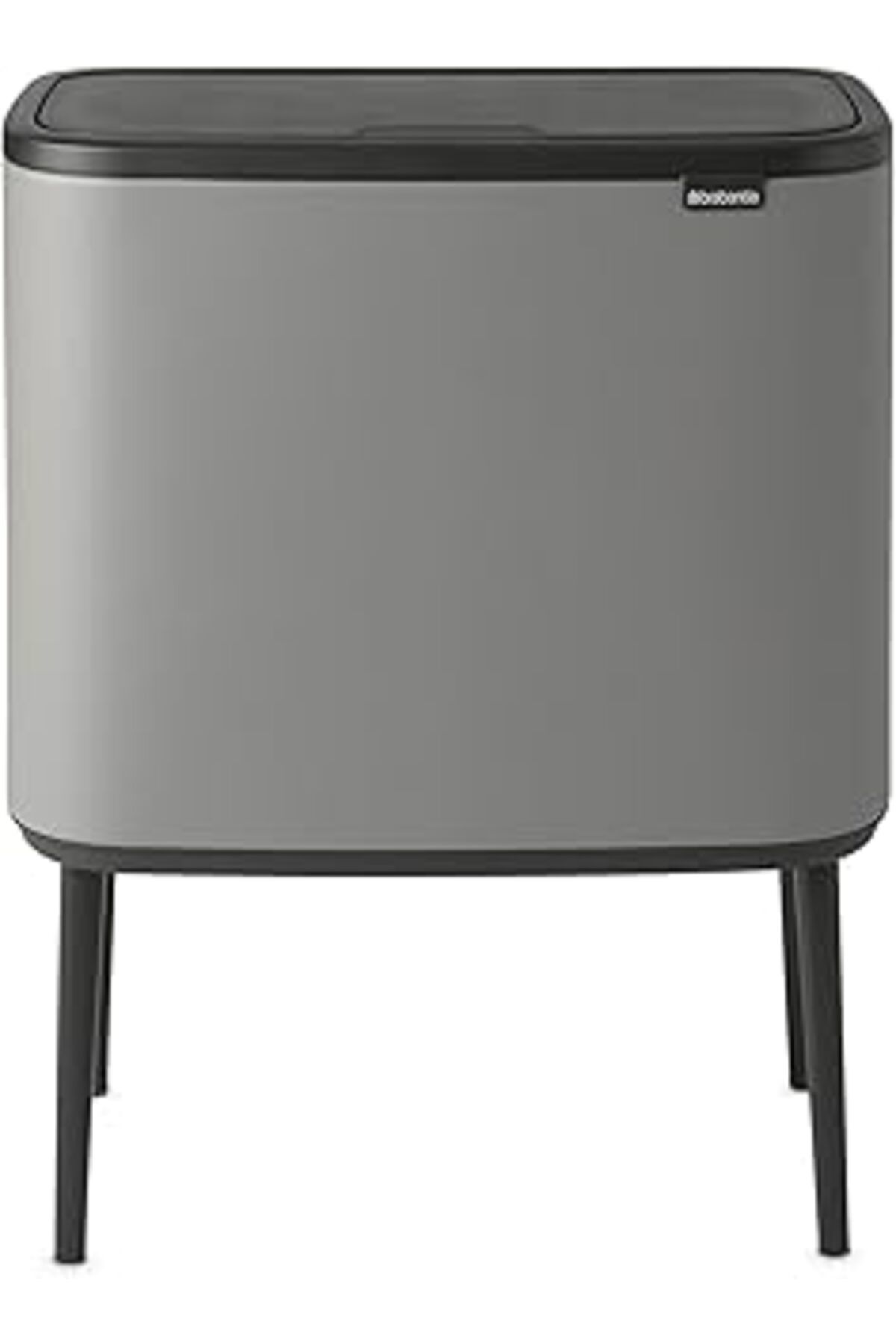 Pazarcan Brabantia 127243 Bo Touch Çöp Kutusu, 11 23 L, Gri Mineral Beton