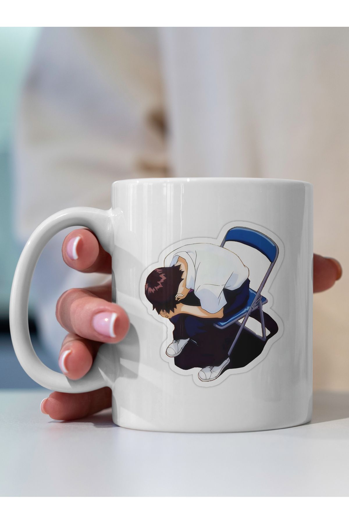 Ayabak Kupa Bardak - Anime Evangelion Desenli Kupa Bardak - Hediyelik Kupa Bardak