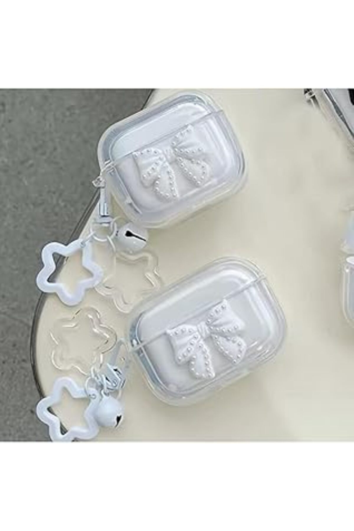 NETWORK ART Airpods 1. Nesil Ve 2. Nesil Ile Uyumlu Oyuncak Tasarımlı Kalın Koruyucu Silikon Kılıf - Beyazfiy