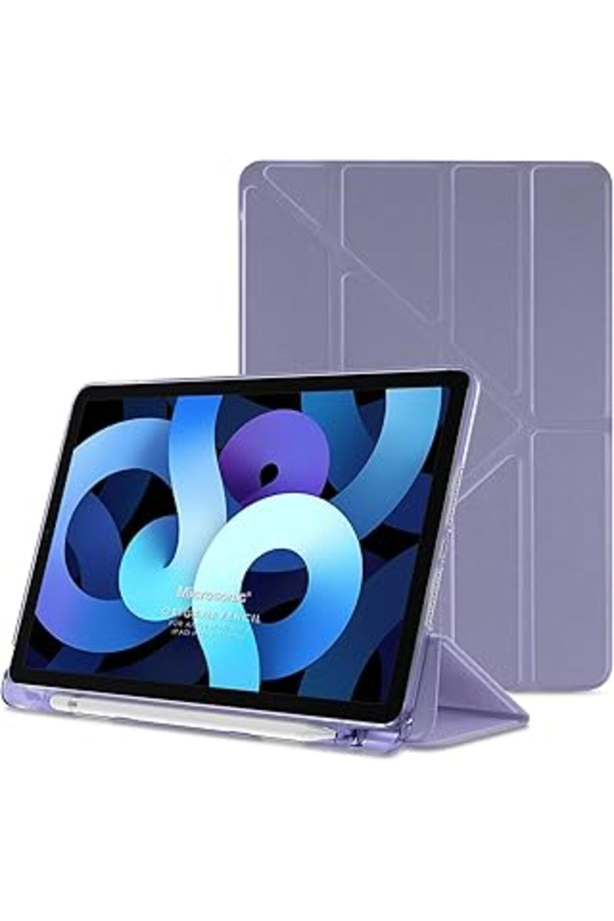 Pazarcan Microsonic Apple Ipad Air 13 2025 Kılıf (A3268-A3269) Origami Pencil Lila [Ipad Air 13 2025 Ile Uyu
