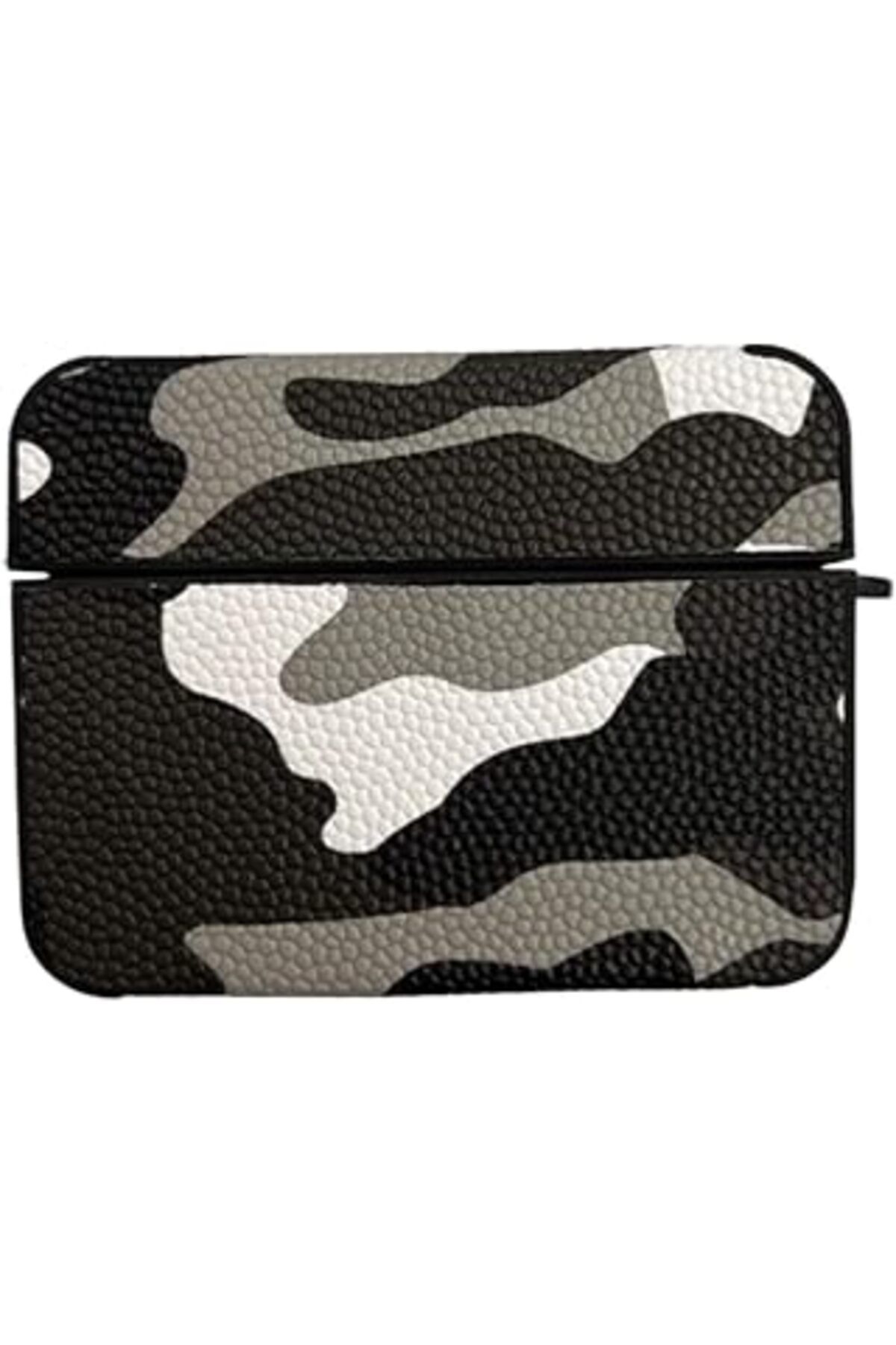 Pazarcan Bause Airpods Pro/Pro 2 Ile Uyumlu Kamuflaj Desenli Premium Koruyucu Kılıf + Karabina Klipsli, Daya