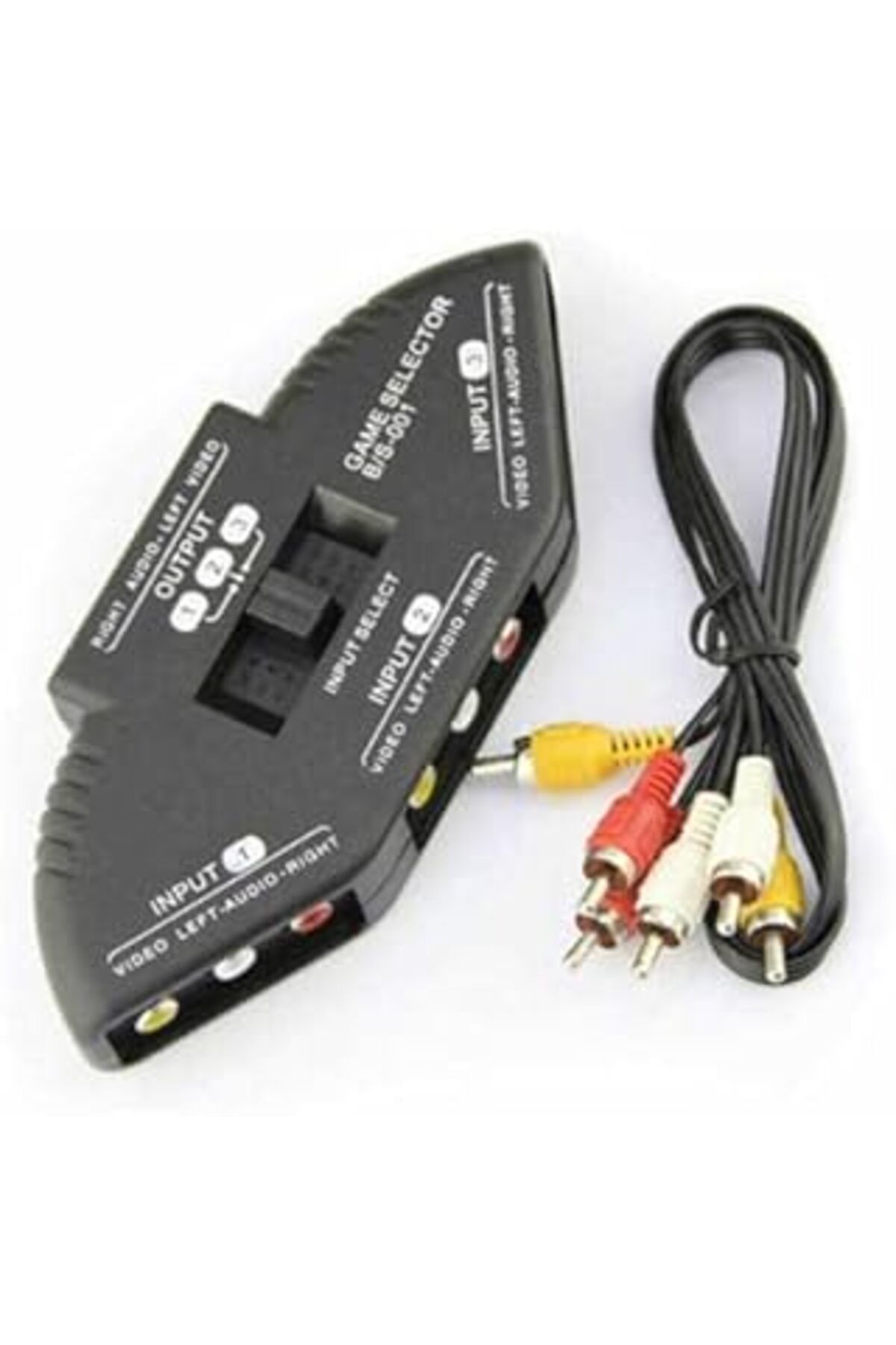 Pazarcan Platoon Rca Lale Kompozit Çoklayici Switch 3 Lü Rca Çoklayıcı Av Switch