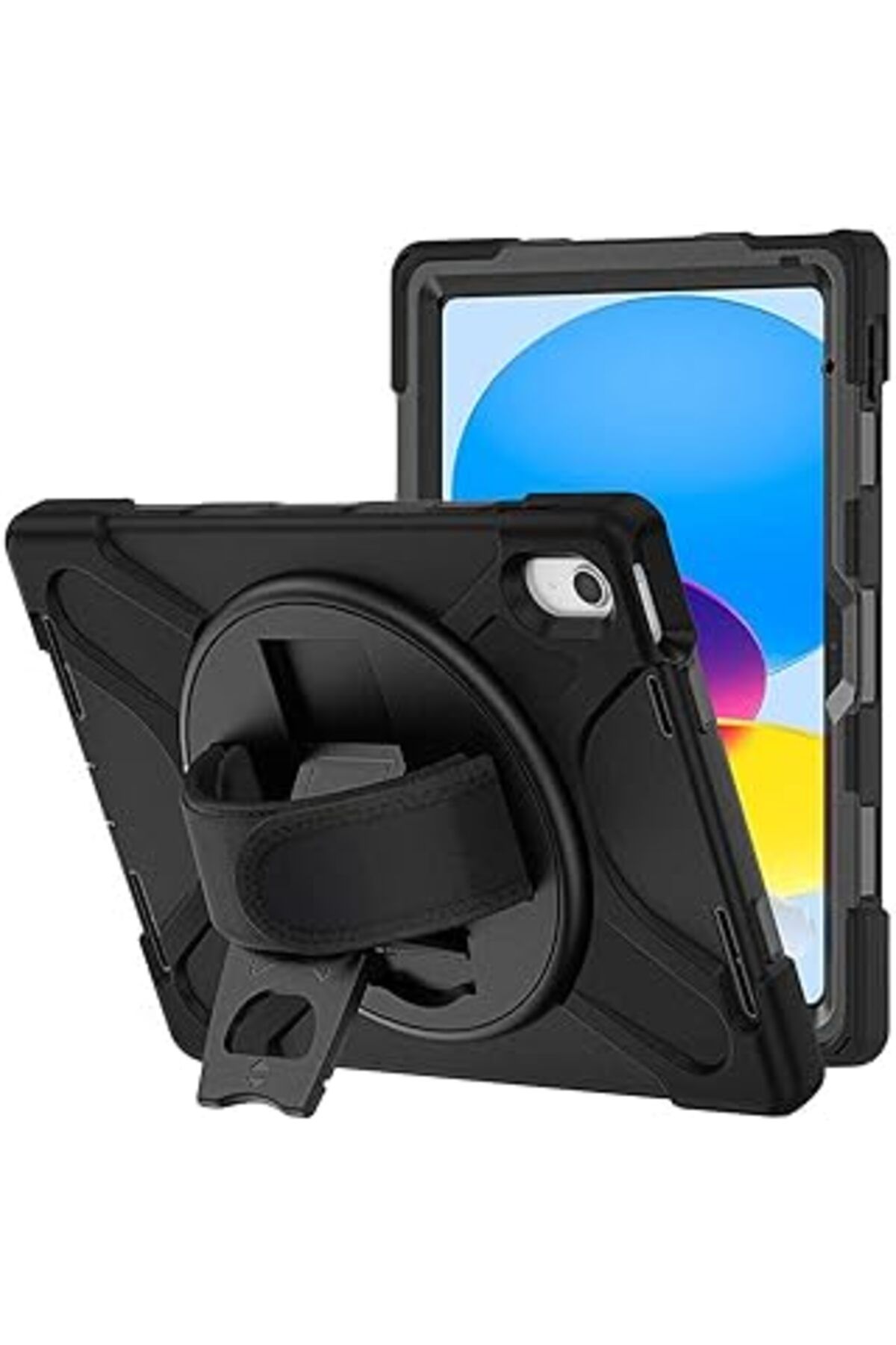 Pazarcan Microsonic Apple Ipad 11.Nesil 2025 Kılıf (A3354-A3355) Heavy Defender Siyah [Ipad 11.Nesil 2025 Il