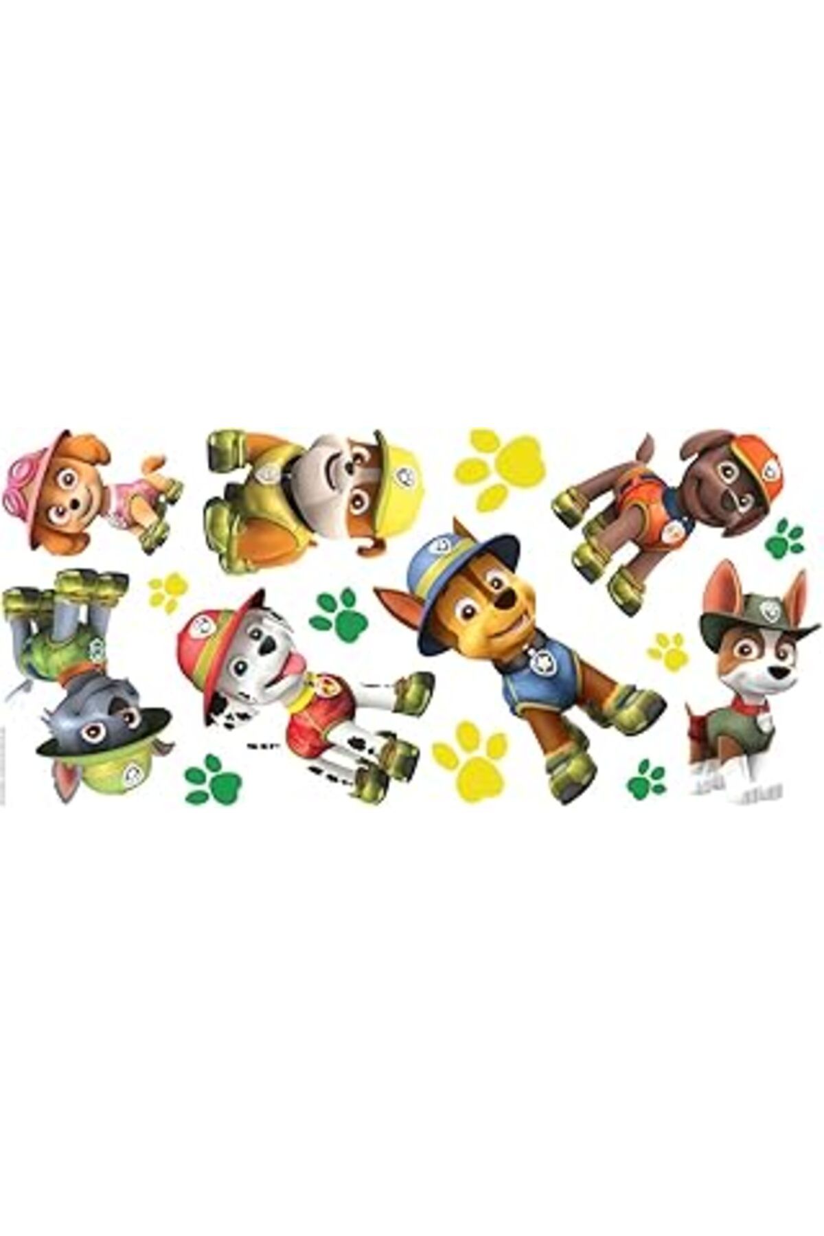 Mu Art Ahşap Roommates Rmk3611Gm Paw Patrol Orman Soyma Ve Yapıştır Dev Duvar Çıkartmaları