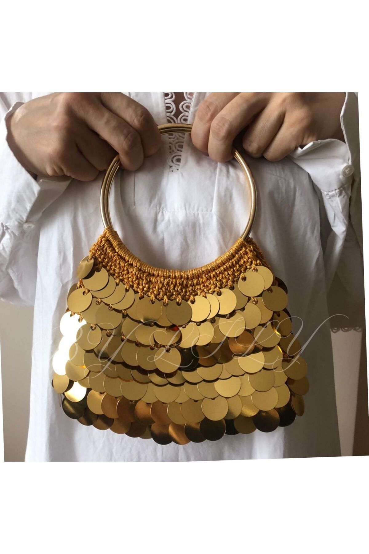 ByLily Pull, Payetli Çanta. Düğün, Nişan, Şık Geceler için İdeal