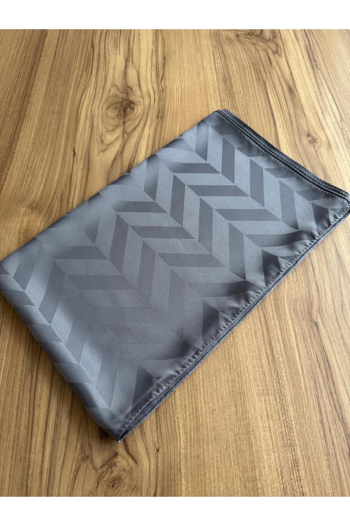 Degs Scarf Jakar Şal Zigzag Desenli Şal siyah