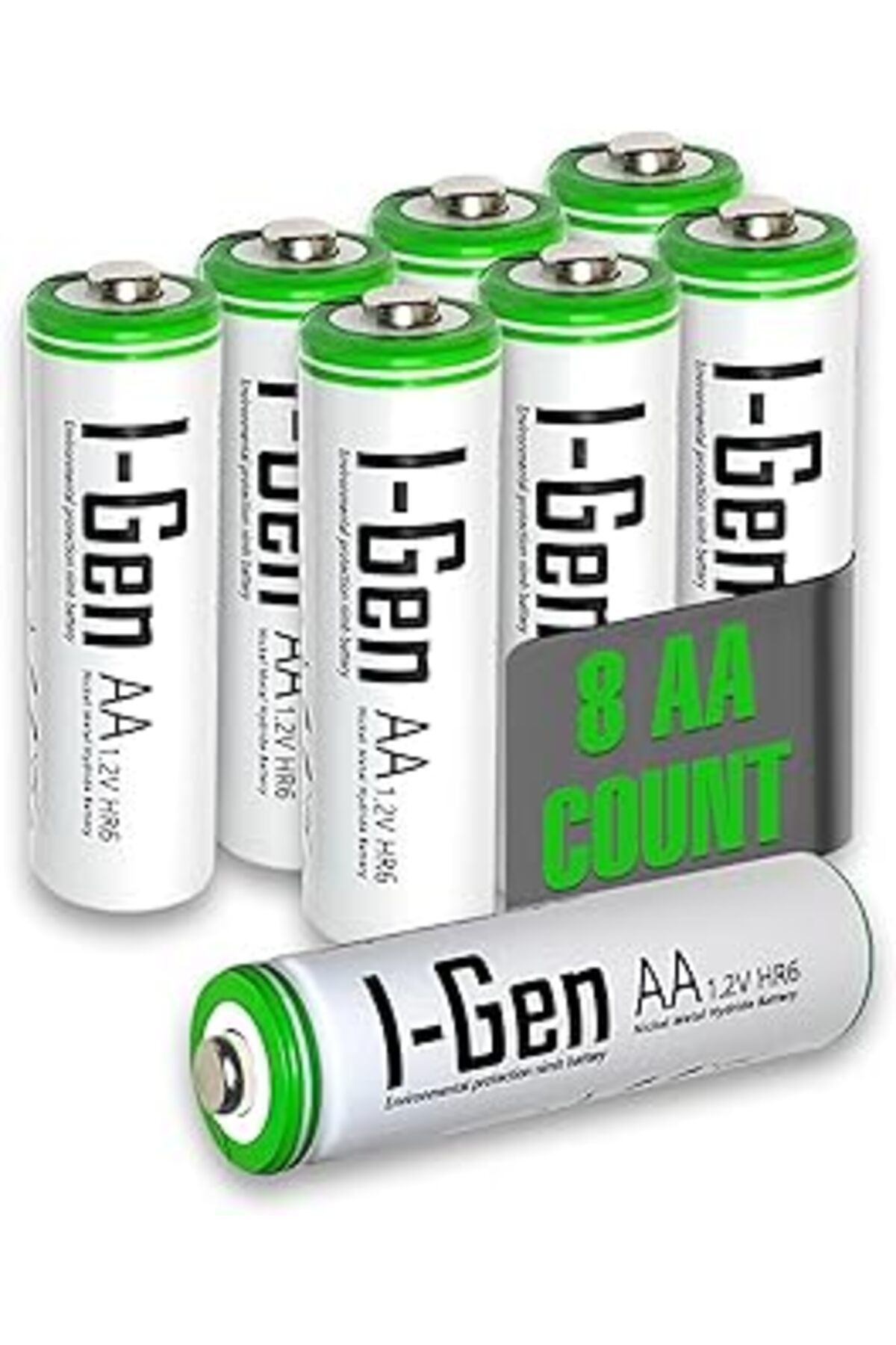 Pazarcan I-Gen B108 8 Adet Aa 2700 Mah Şarj Edilebilir Kalem Pil 1.2V Ni-Mh Şarjlı Pil