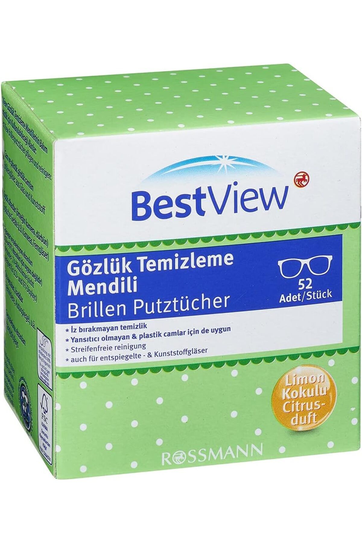 STOREMAX acelya View Gözlük Temizleme Mendili 52 adet Star Shop Trend 1058548