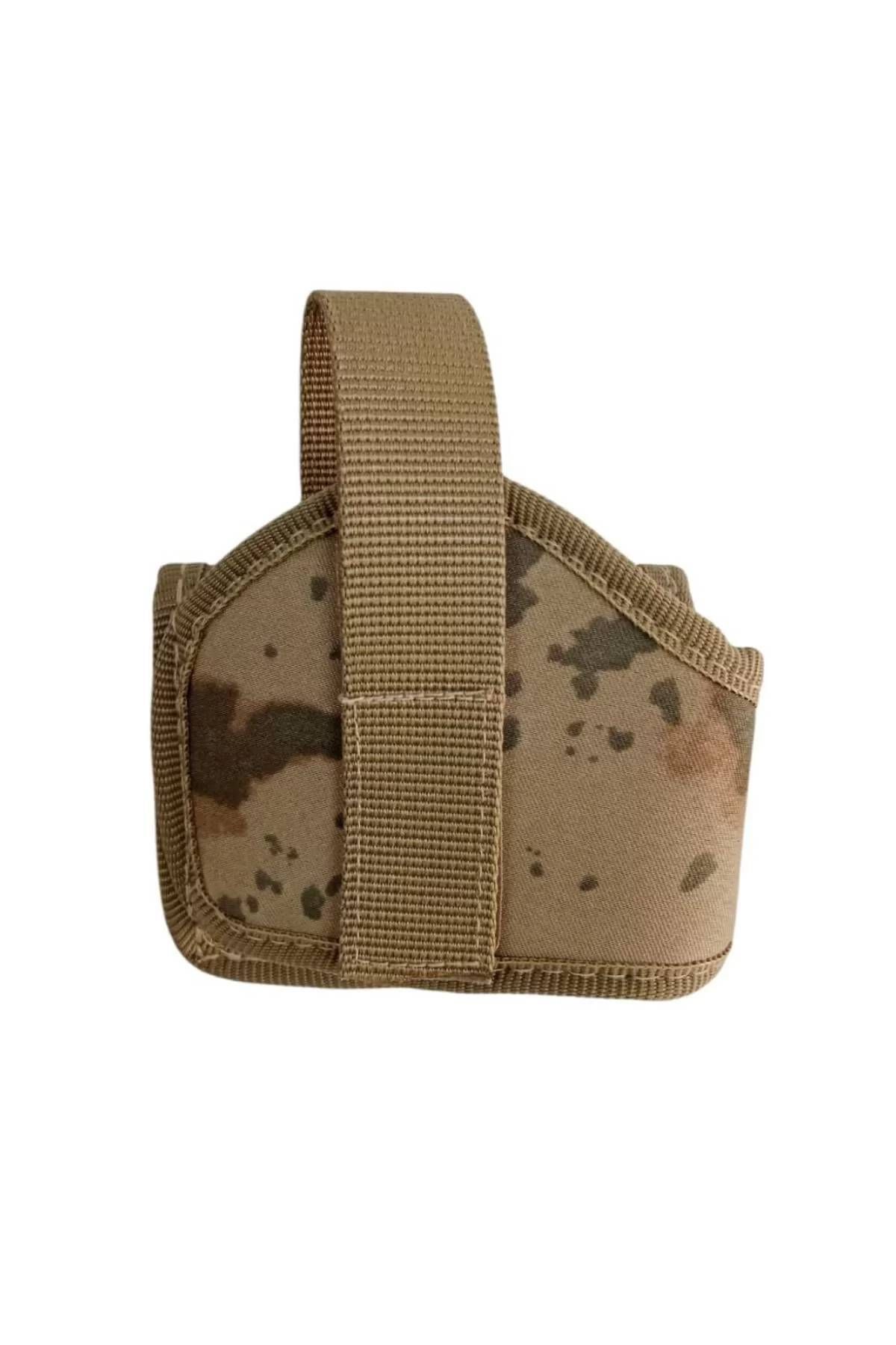 İZMİR ASKERİ MALZEME Sag El Jandarma Kamuflaj Renk impertex Kase Silah Kilifi
