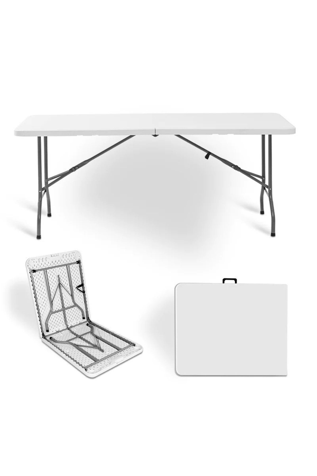 Living-Multi-Purpose Foldable Table with Handle – Rectangular Design 4