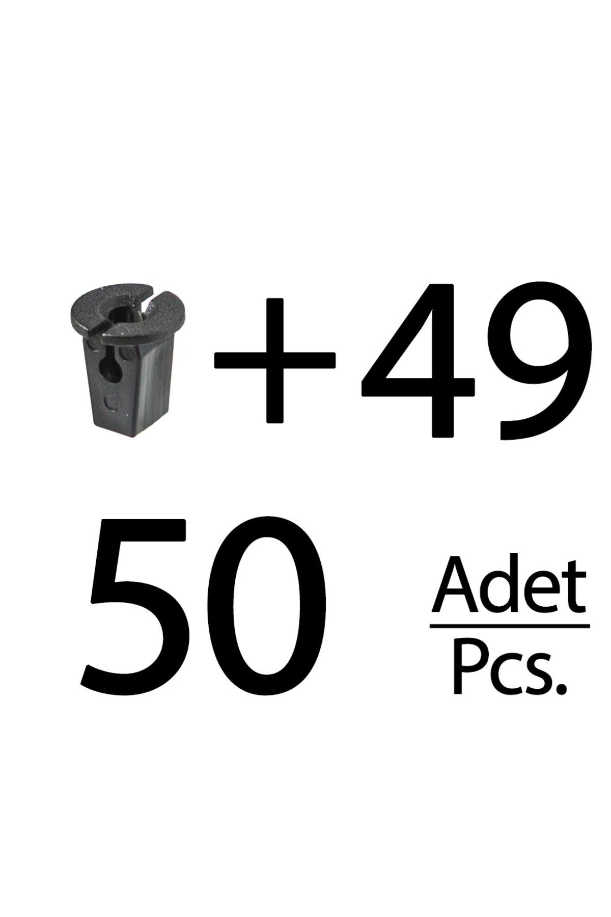 ALPHA AUTO PART Universal Tampon ve Davlumbaz Klipsi- 50'li