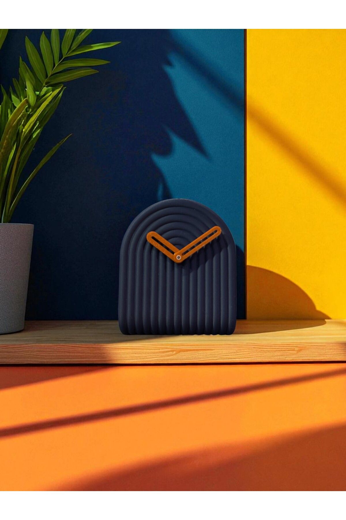 DECOROMA Dekoratif Masa Saati – Renkli ve Modern | El Yapımı
