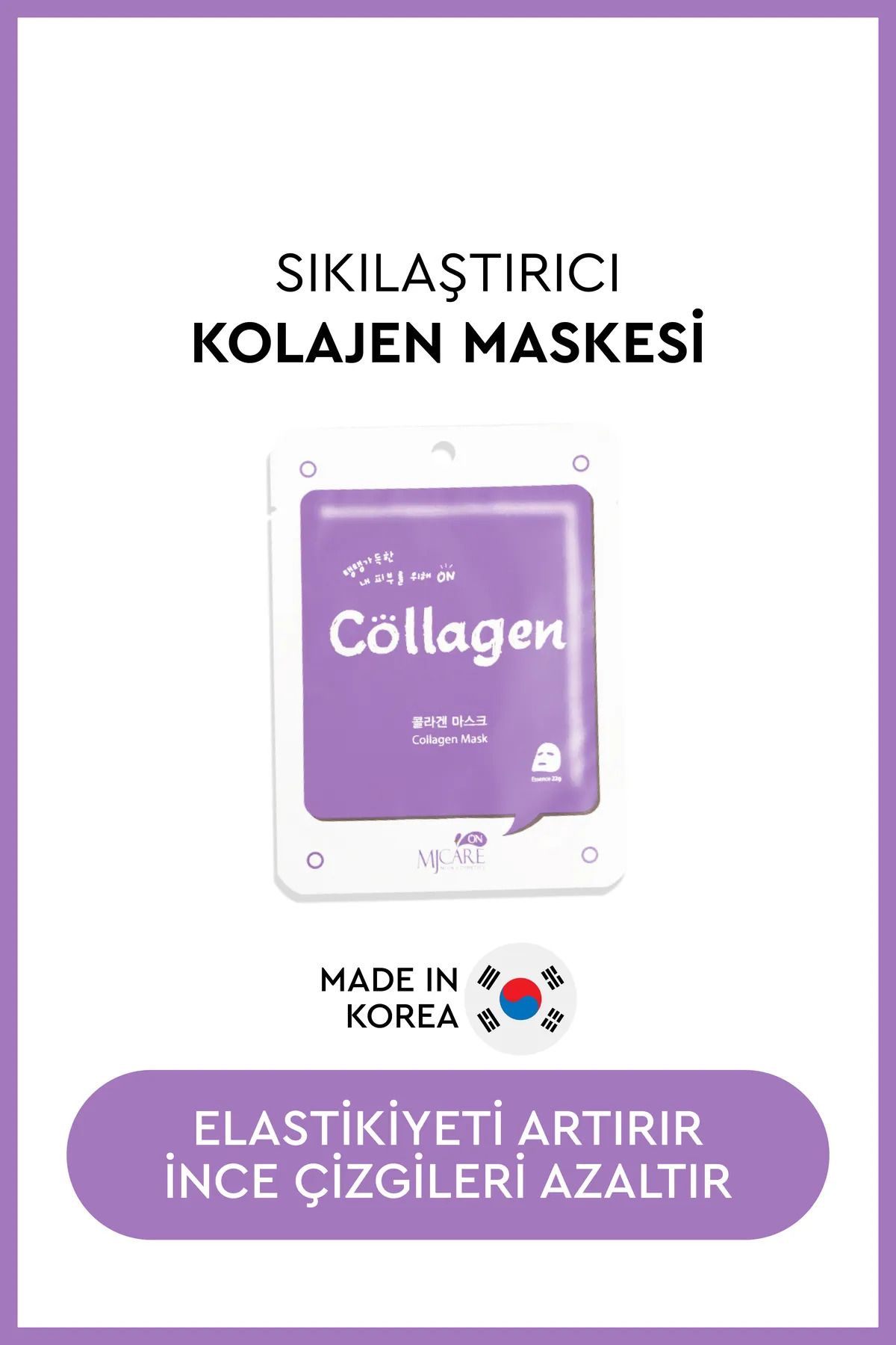 COSMENA Mjcare Mijin Cosmcs On Collagen Mask - Kolajen Özlü Yüz Maskesi
