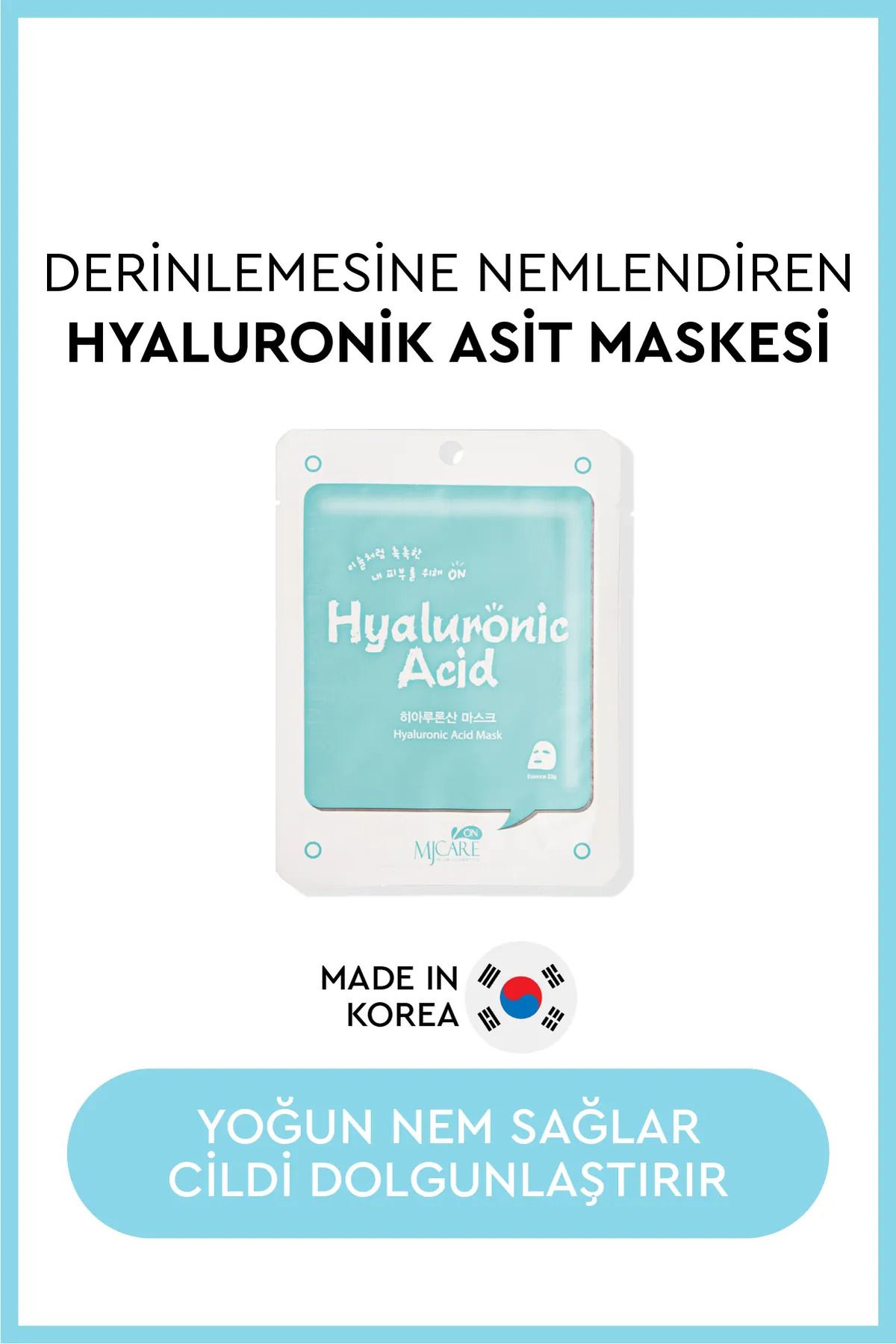 COSMENA Mjcare Mijin Cosmcs On Hyaluronic Acid Mask - Hyaluronic Acid Özlü Yüz Maskesi