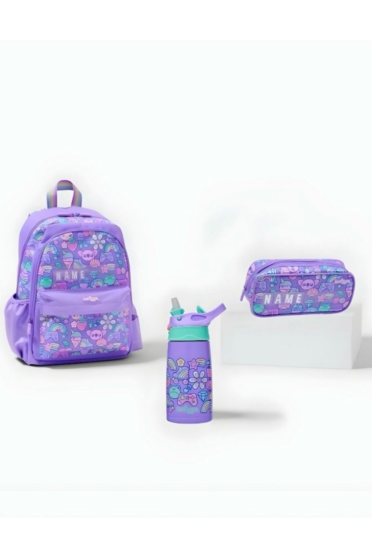 SMIGGLE Curious 3’Lü Okul Çanta Seti