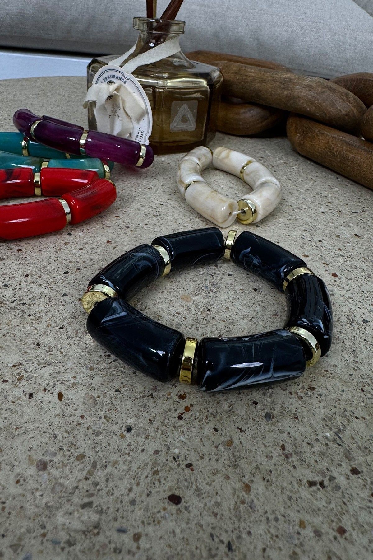 BYP Atelier Silva Bileklik Siyah