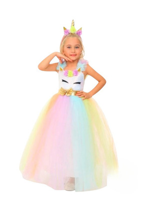 Kostümix Unicorn Kız Çocuk Kostümü