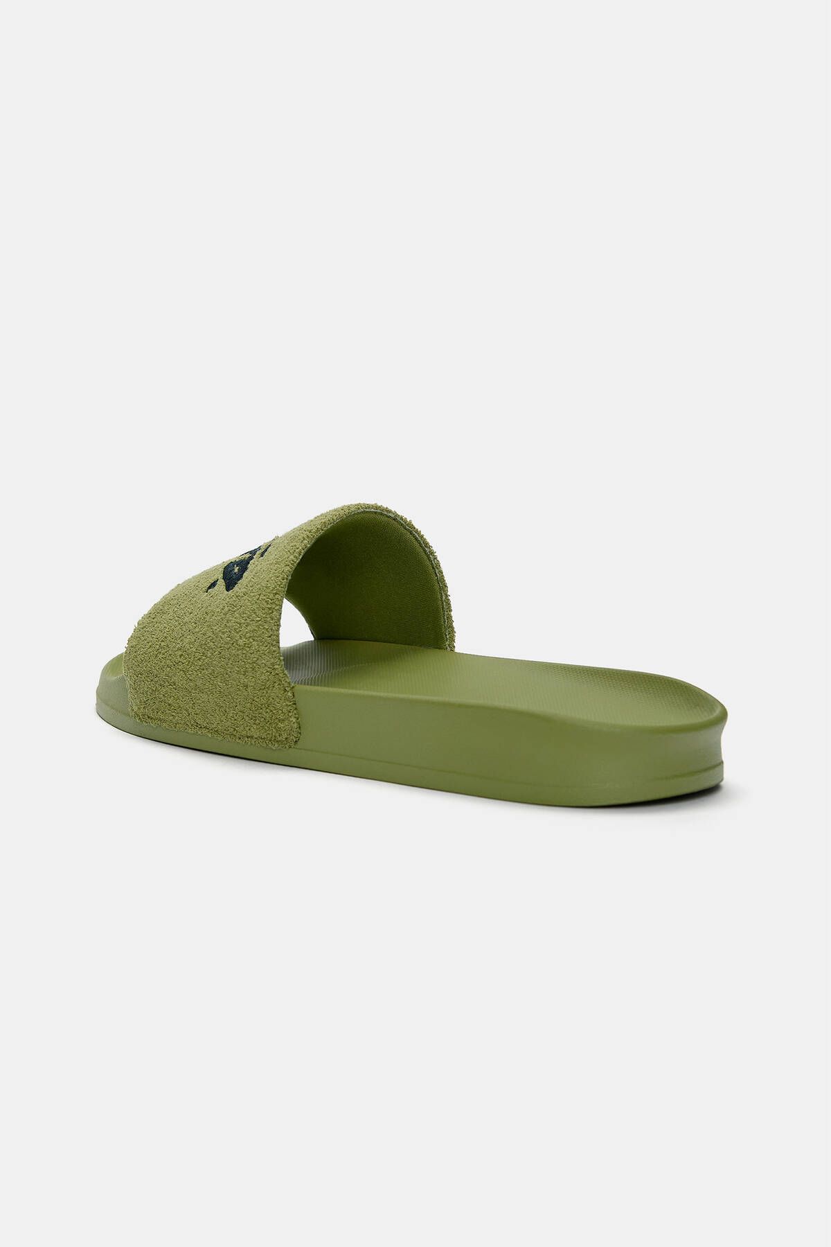 Pull & Bear-Rubberised STWD sandals with fabric detail 4