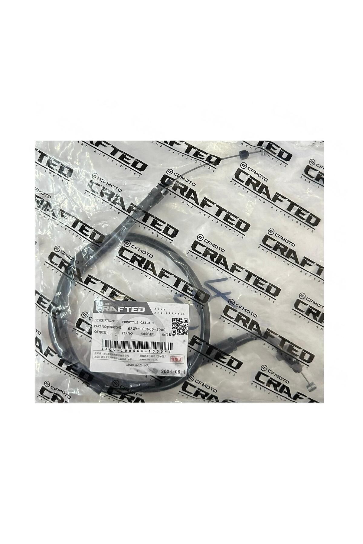 CF Moto 450 Sr Gaz Teli İtme 2021-2022 (6AQV-100500-1000)