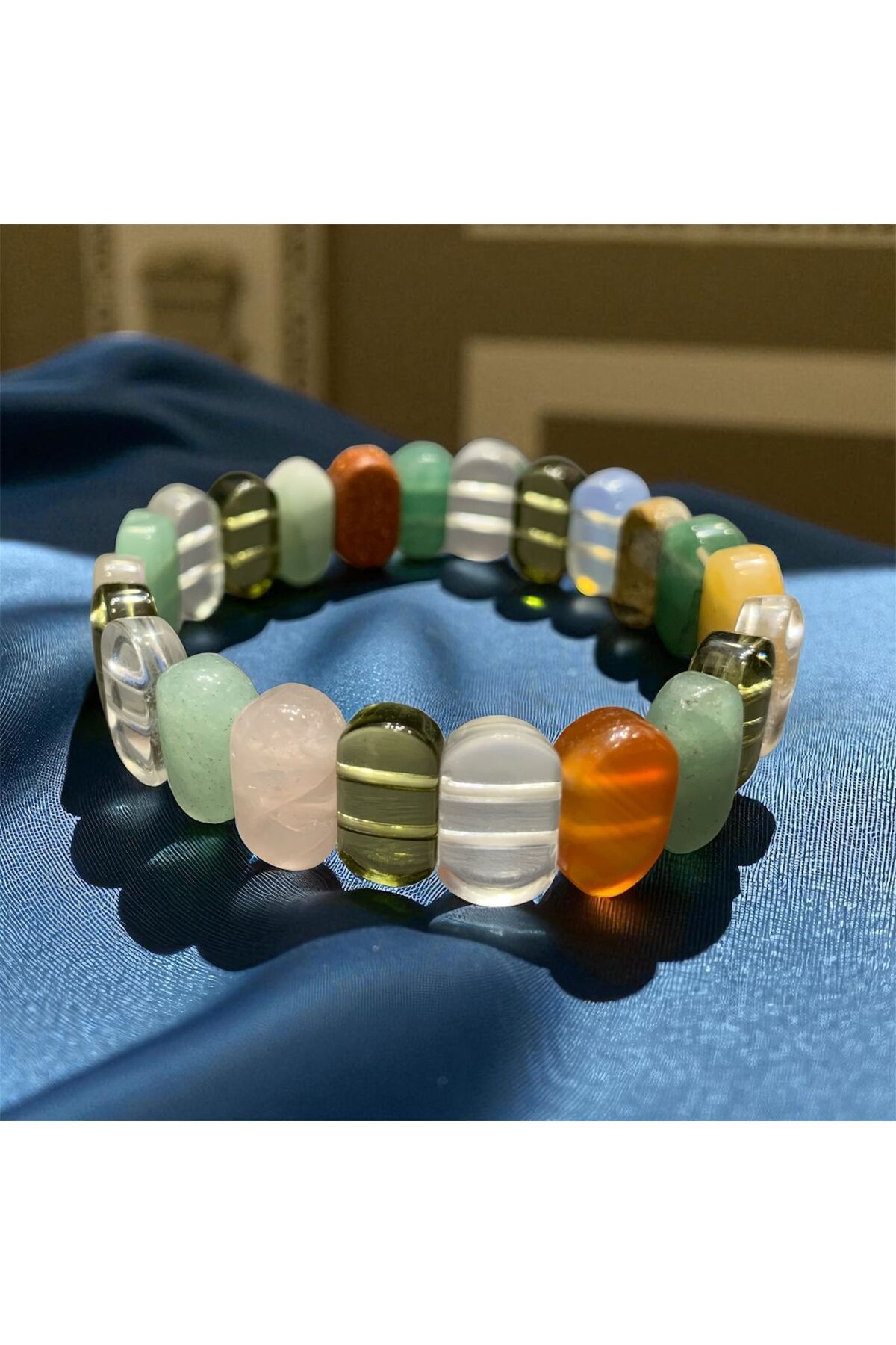 AURA STONE Çakra Doğaltaş Rolex Bileklik
