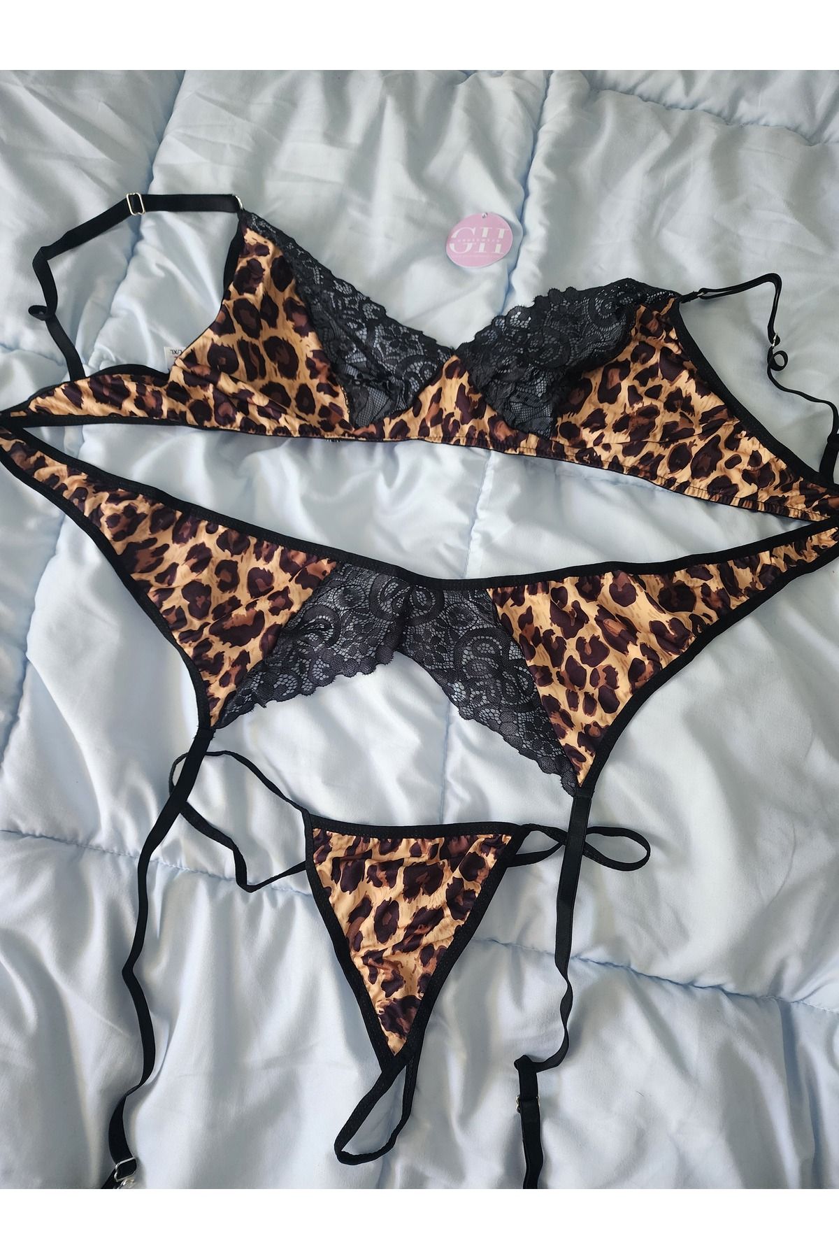 G&H UNDERWEAR Leopar Sütyen Takımı