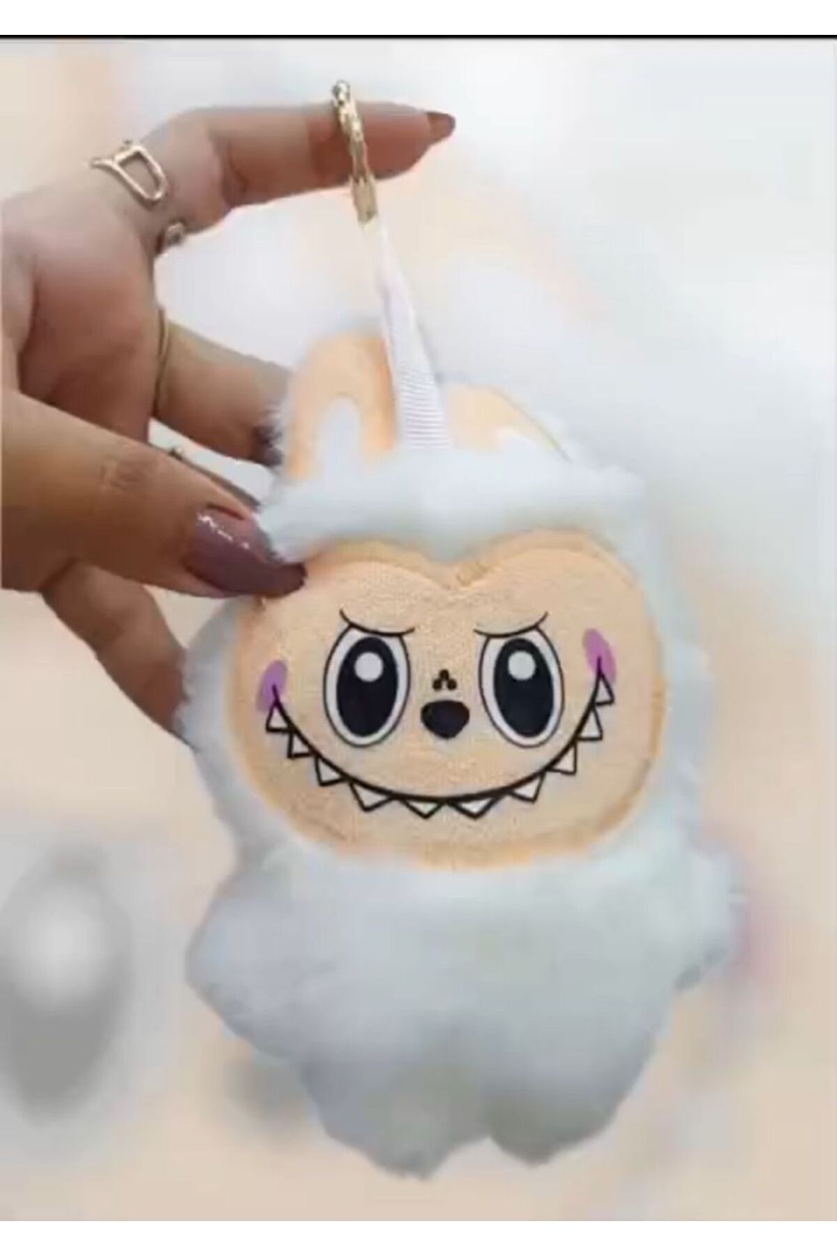 demirosa Pop Mart Labubu Kutusuz Labubu Peluş Oyuncak Anahtarlıklı Labubu , Sonny Angel(DUPE)