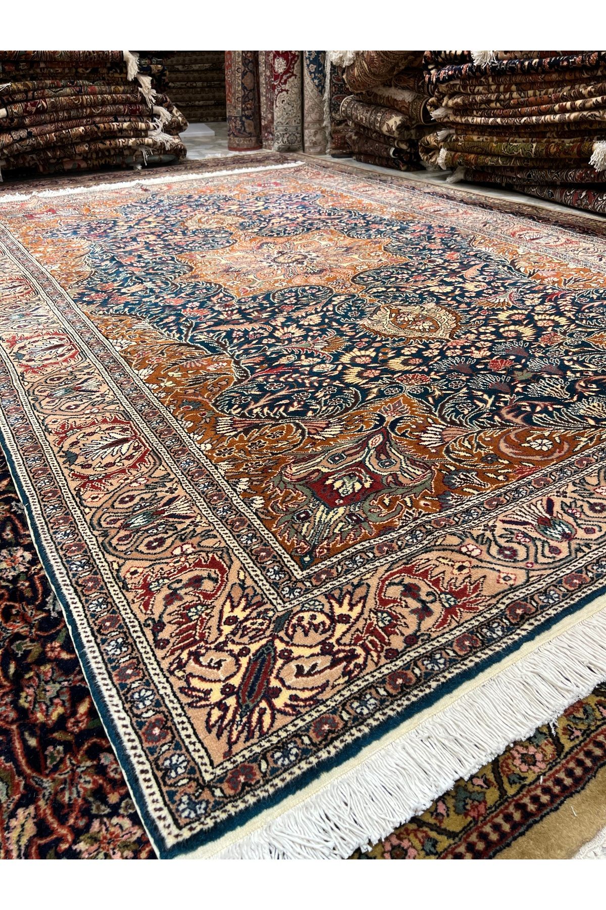 RD RAMAZAN DAĞ EL HALI SANATI El Dokuma Kayseri Hacılar Dokuması Birinci Sınıf Kalite Muazzam Bir Eser Ebatı 300x200
