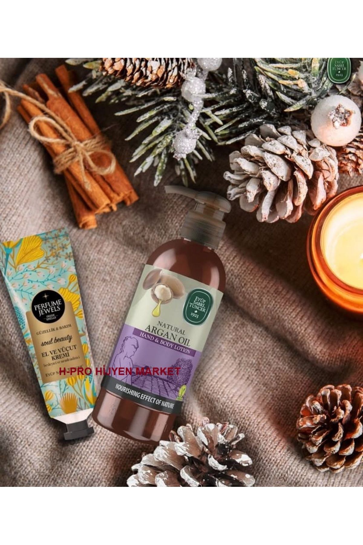 Eyüp Sabri Tuncer EYÜP SABRİ TUNCER ARGAN YAĞI EL VE VÜCUT LOSYONU VE SOUL BEAUTY EL VE VÜCUT KREMİ
